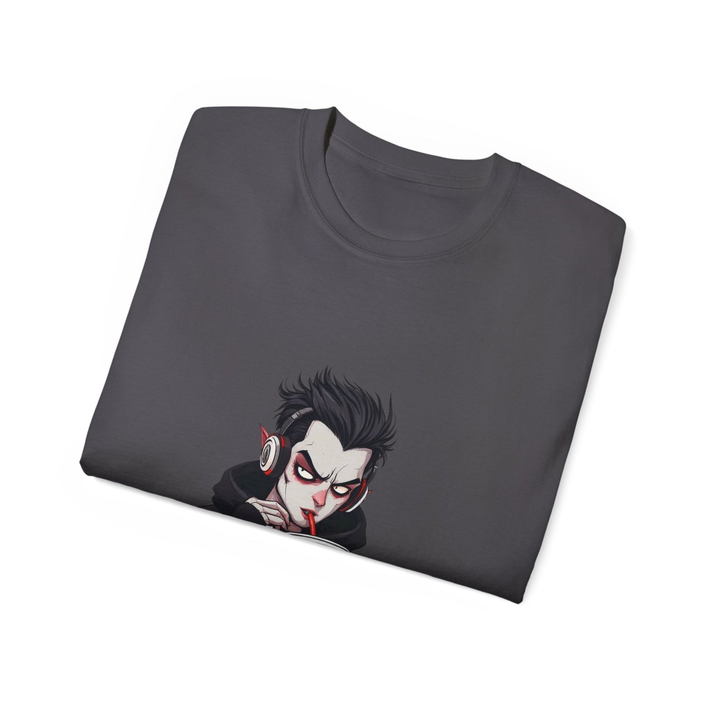 Vampire Themed Unisex Tee, Halloween Shirt, Graphic Tee, Spooky Apparel, Costume Party Top, Trendy Casual Wear