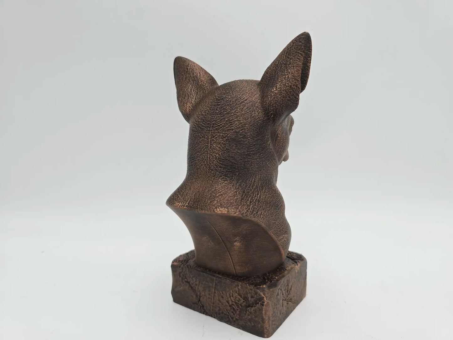 Dog Memorial, Chihuahua, Bronze-Look Urn Bust-Printastic Treasures