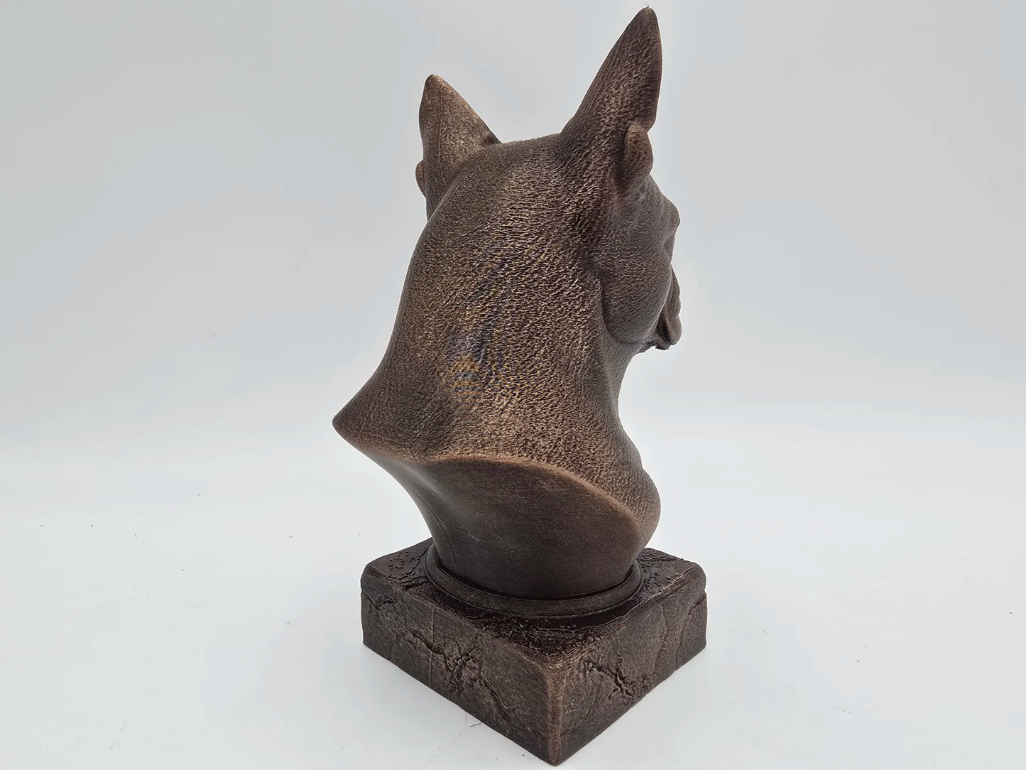 Dog Memorial, Boston Terrier, Bronze-Look Urn Bust-Printastic Treasures
