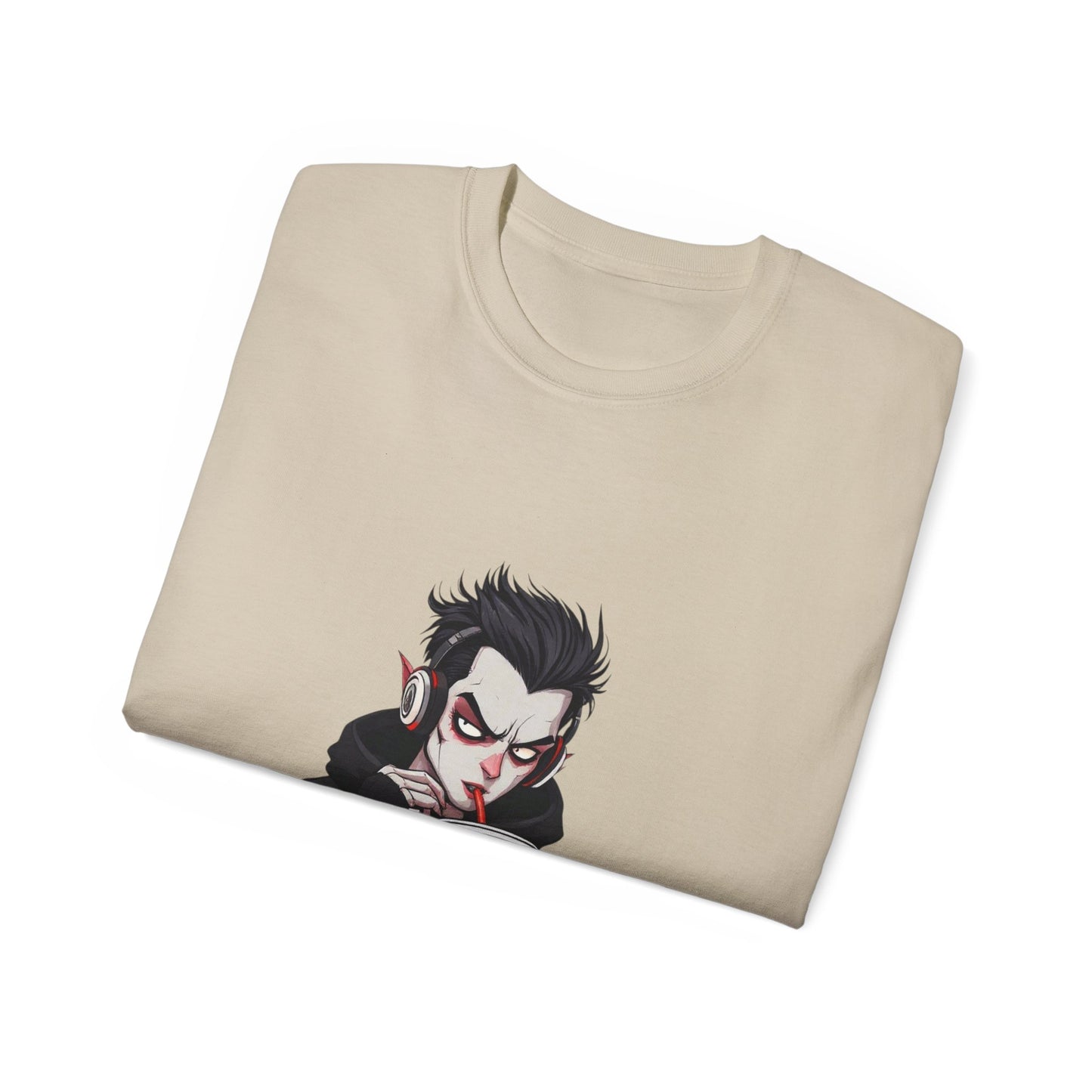 Vampire Themed Unisex Tee, Halloween Shirt, Graphic Tee, Spooky Apparel, Costume Party Top, Trendy Casual Wear