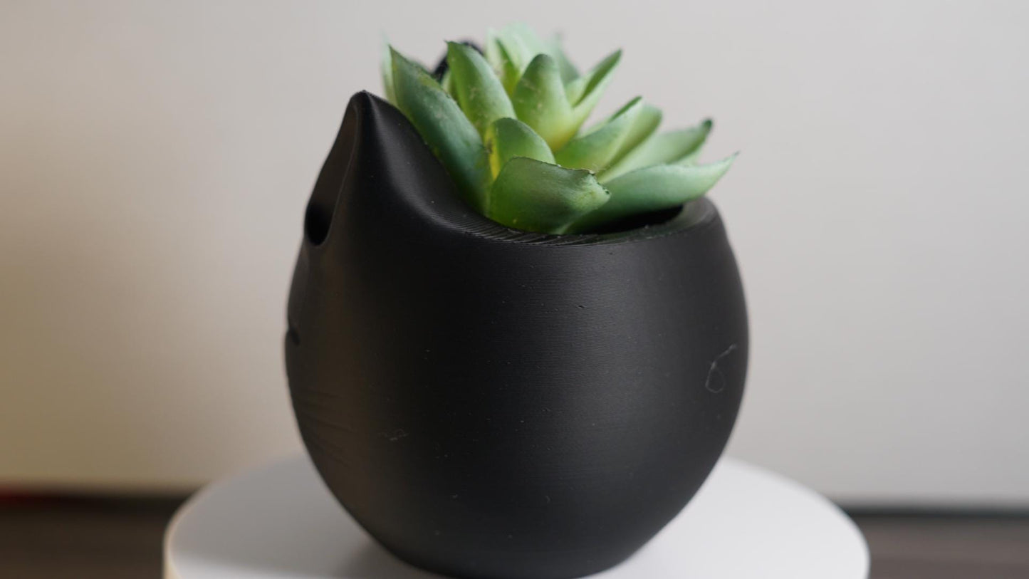 Cat Planter – Cute Succulent Pot Decor-Printastic Treasures