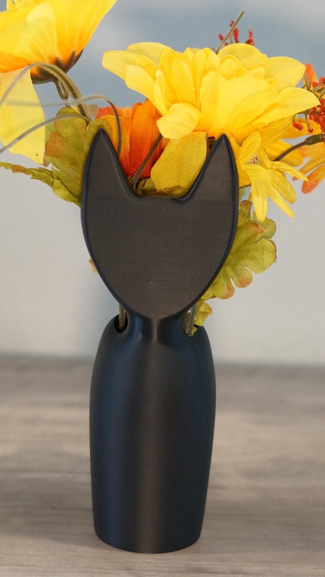 Cat Vase Minimalist-Printastic Treasures