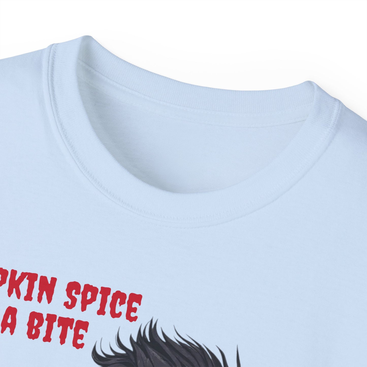 Vampire Themed Tee, Halloween Shirt for Unisex, Goth Graphic T-shirt, Horror Costume Top, Men Women Scary Clothing