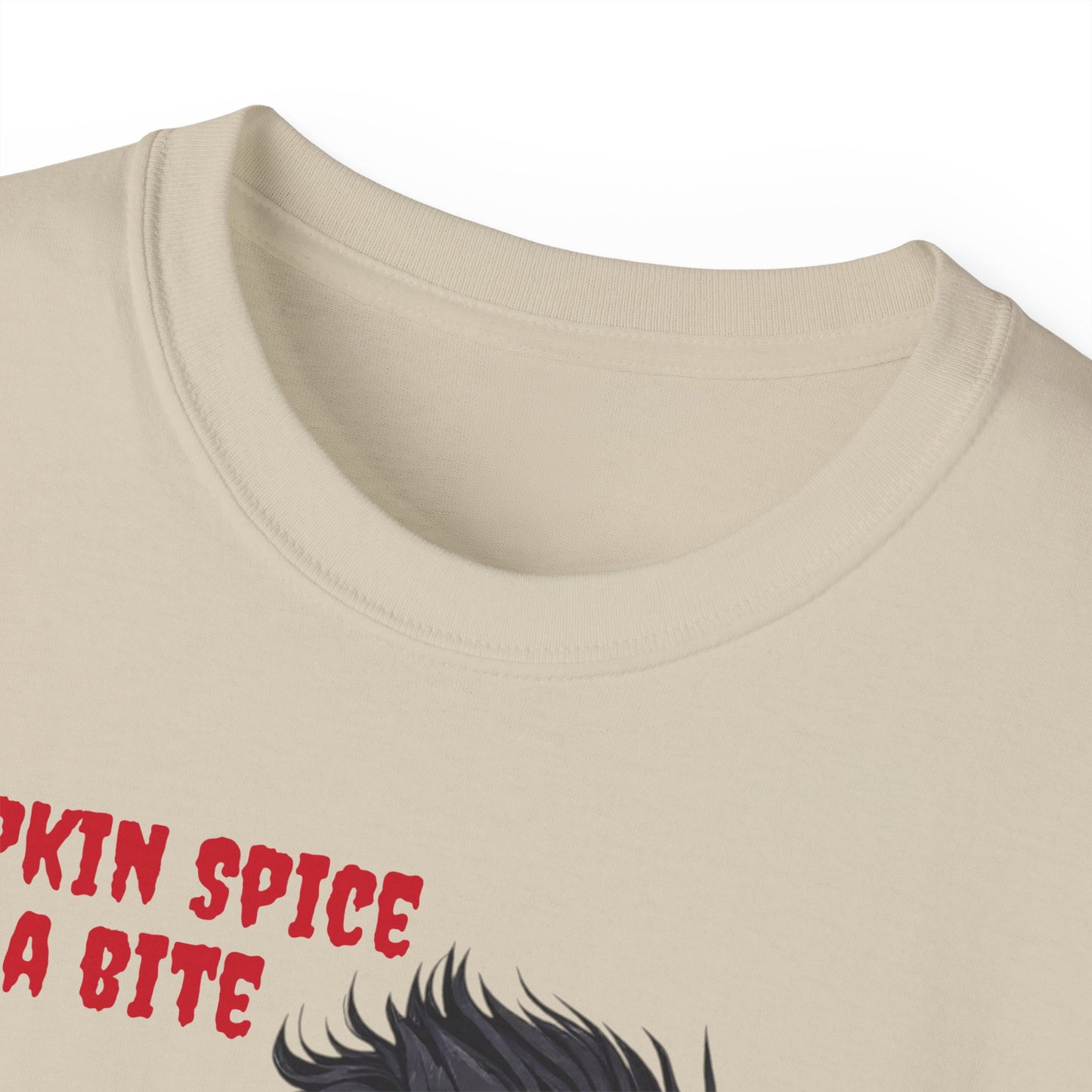 Vampire Themed Tee, Halloween Shirt for Unisex, Goth Graphic T-shirt, Horror Costume Top, Men Women Scary Clothing