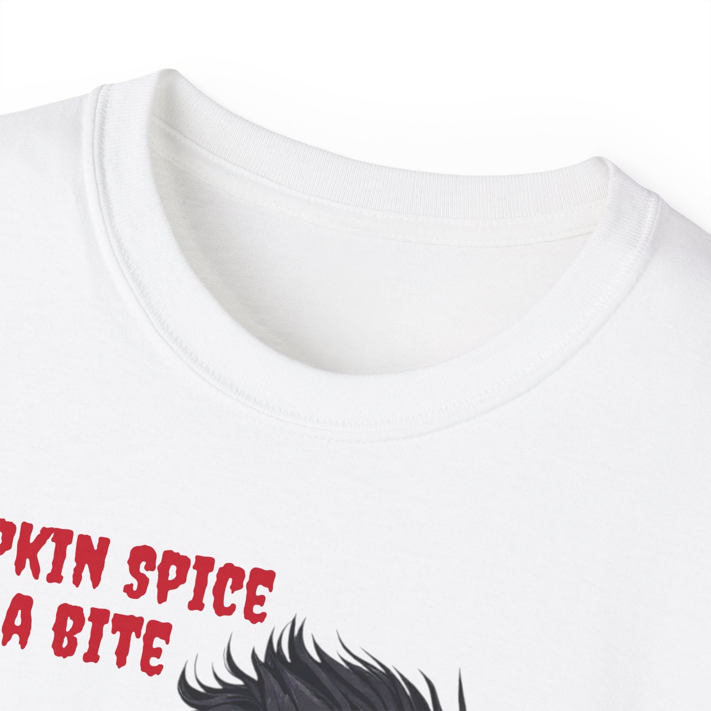 Vampire Themed Tee, Halloween Shirt for Unisex, Goth Graphic T-shirt, Horror Costume Top, Men Women Scary Clothing