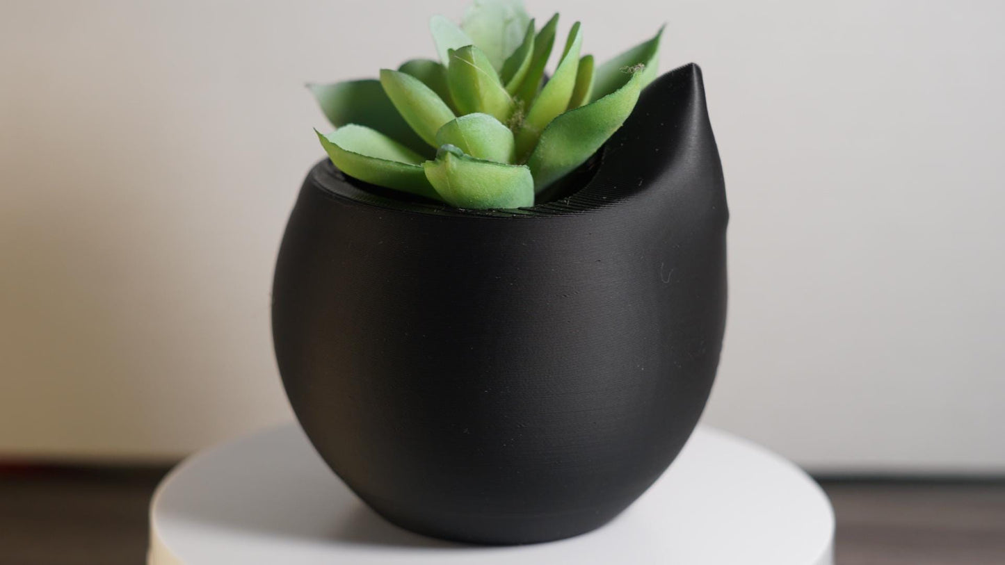 Cat Planter – Cute Succulent Pot Decor-Printastic Treasures