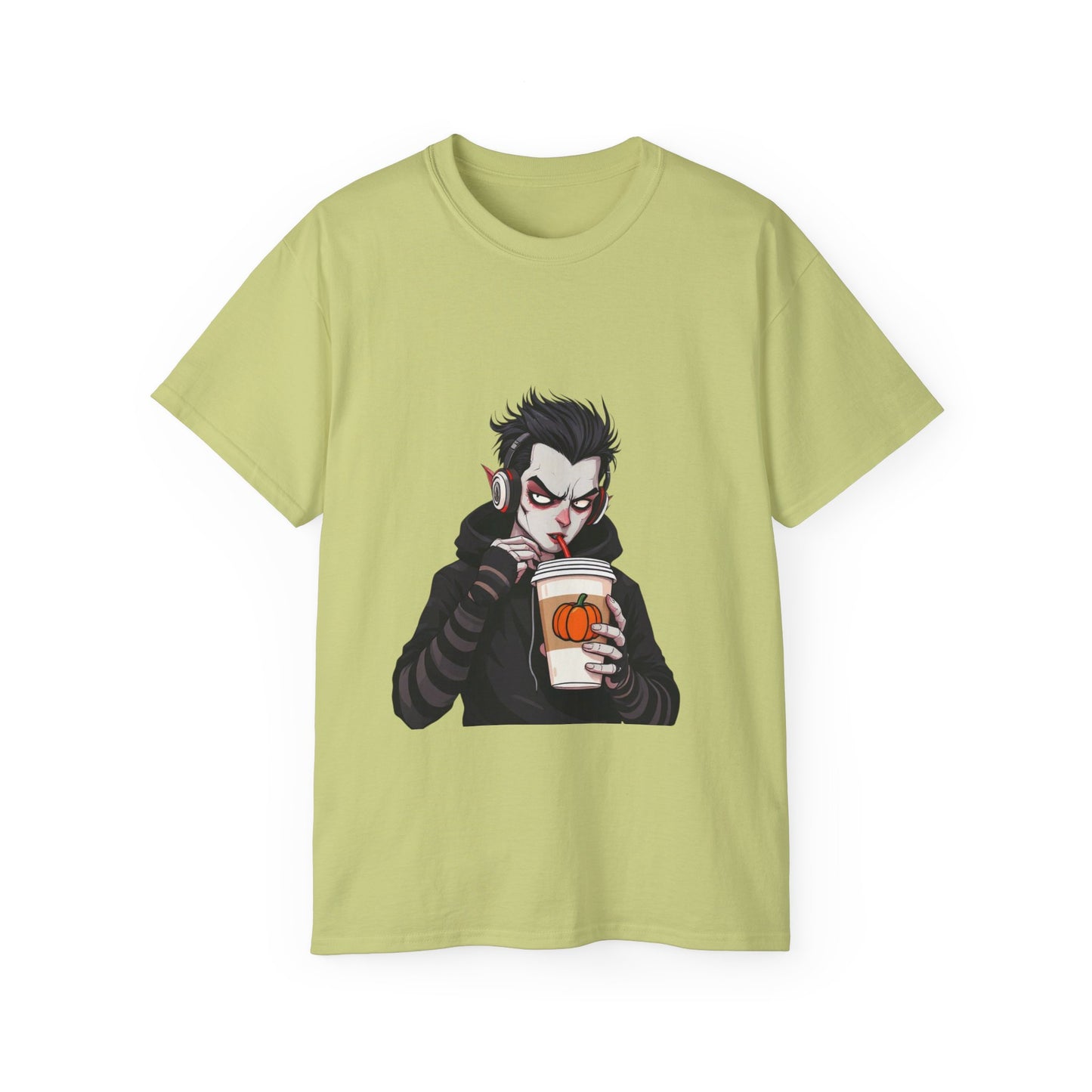 Vampire Themed Unisex Tee, Halloween Shirt, Graphic Tee, Spooky Apparel, Costume Party Top, Trendy Casual Wear