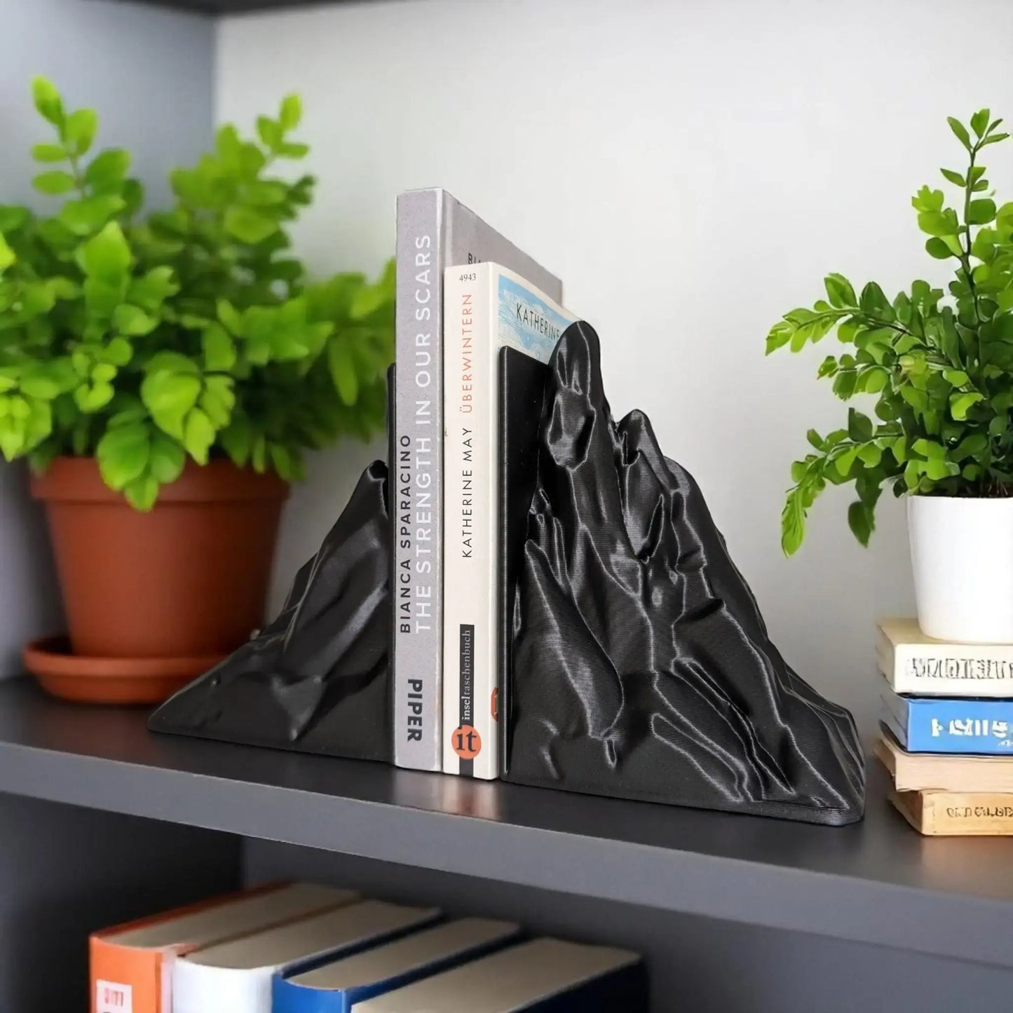 Mountain Bookends - Eco-Friendly Decor for Book Nooks-Printastic Treasures