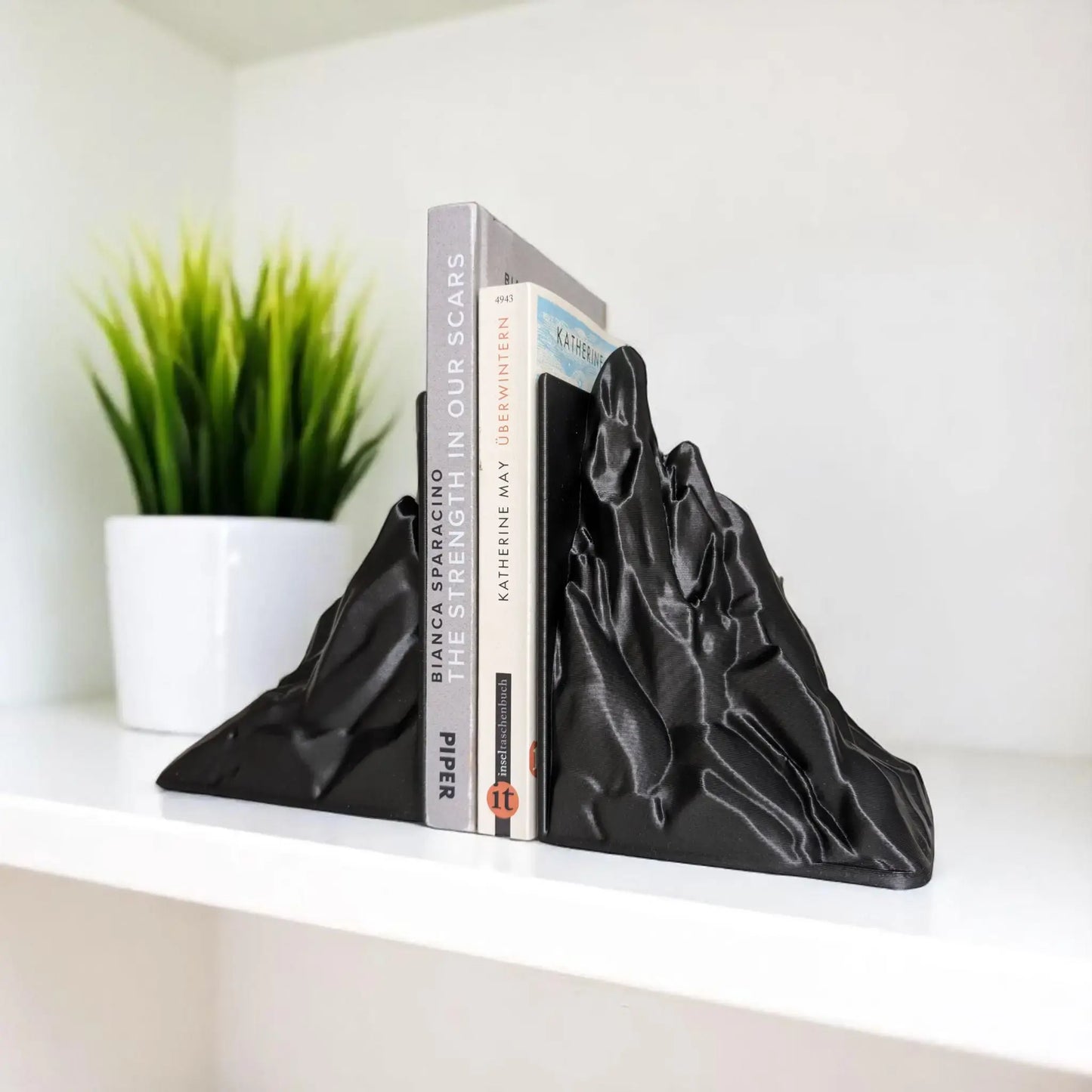 Mountain Bookends - Eco-Friendly Decor for Book Nooks-Printastic Treasures