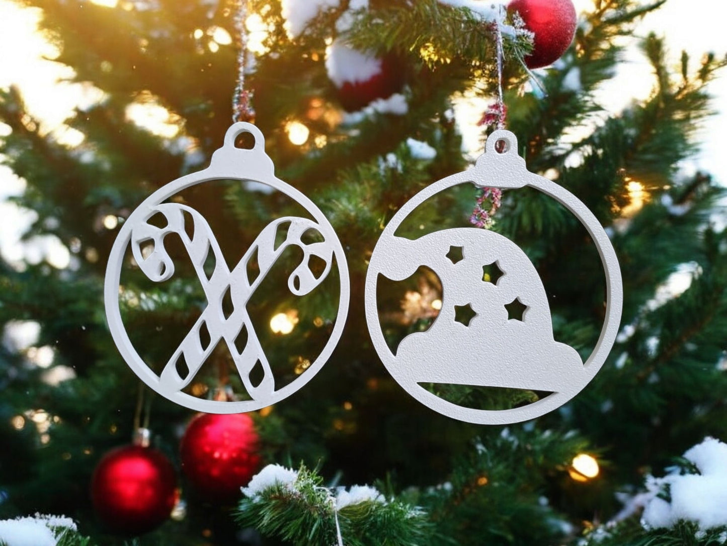 Christmas Decor Set – 10 Ornament Bundle-Printastic Treasures