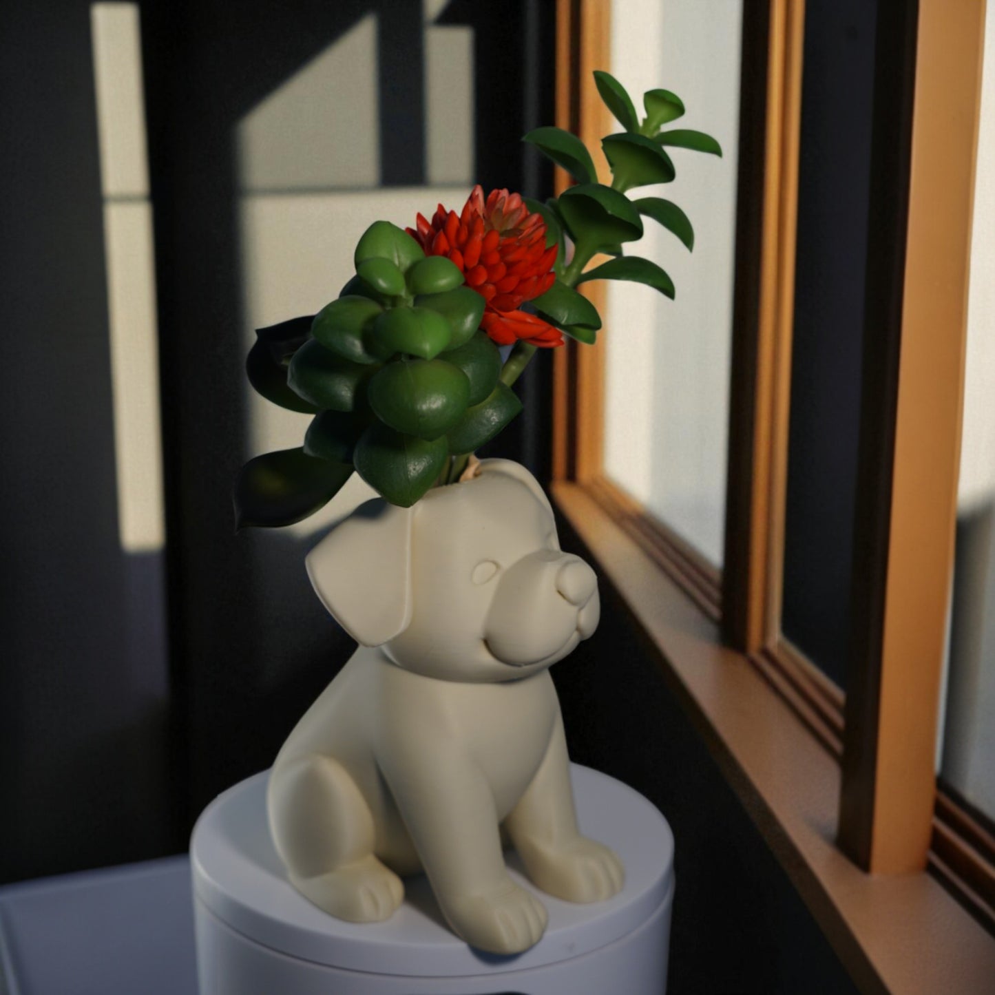 Cute Dog Vase Planter - Perfect Home Decor for Dog Lovers