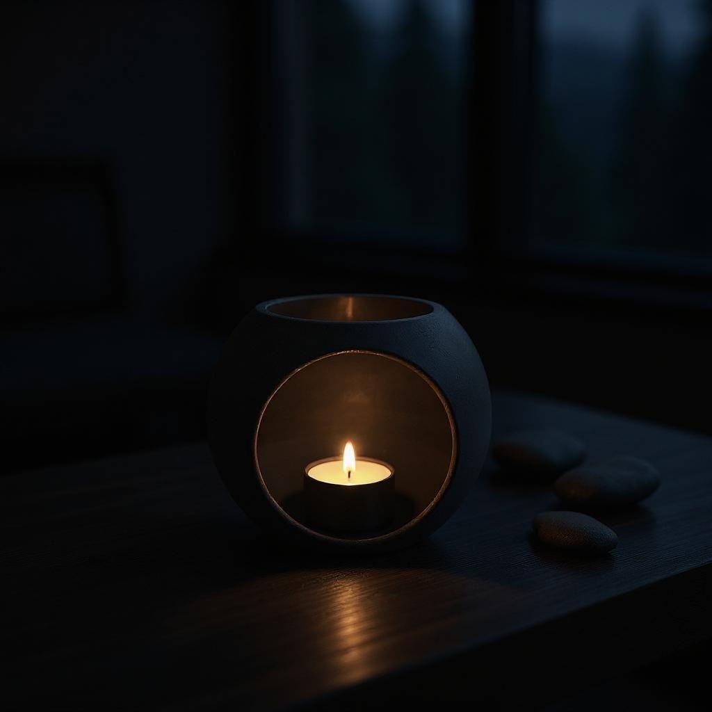 Tea Light Holder, Modern Design, Minimalist LED-Printastic Treasures