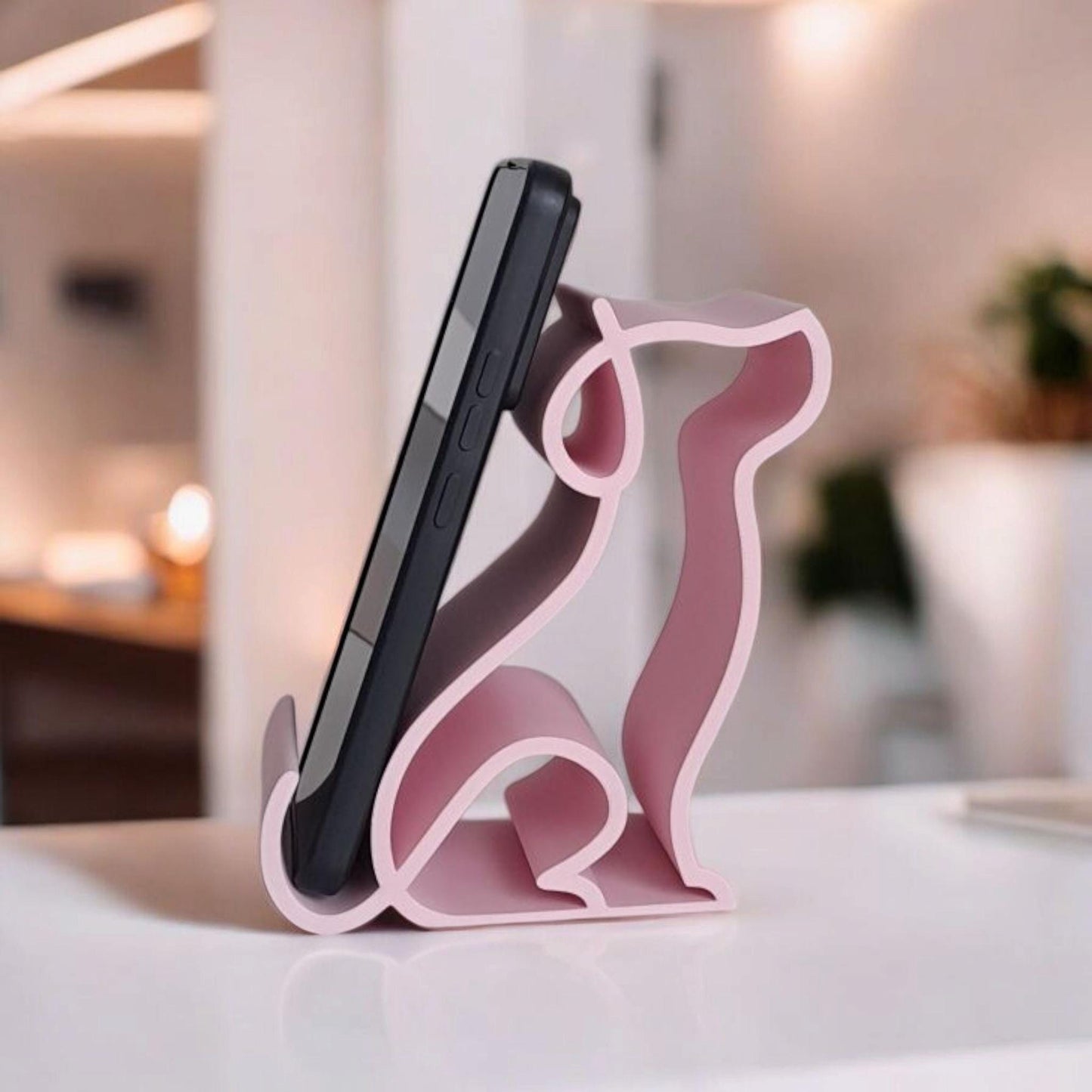 Phone Stand – Dog, Cute, Desk Organizer Accessory-Printastic Treasures