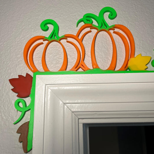 Fall Pumpkin Door Decor - Farmhouse Accent-Printastic Treasures