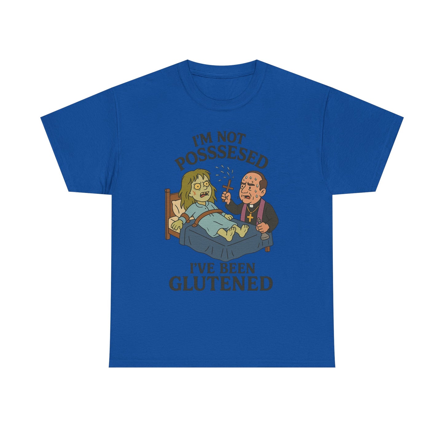 Funny Halloween Unisex Tee - I'm Not Possessed, I've Been Glutened Shirt
