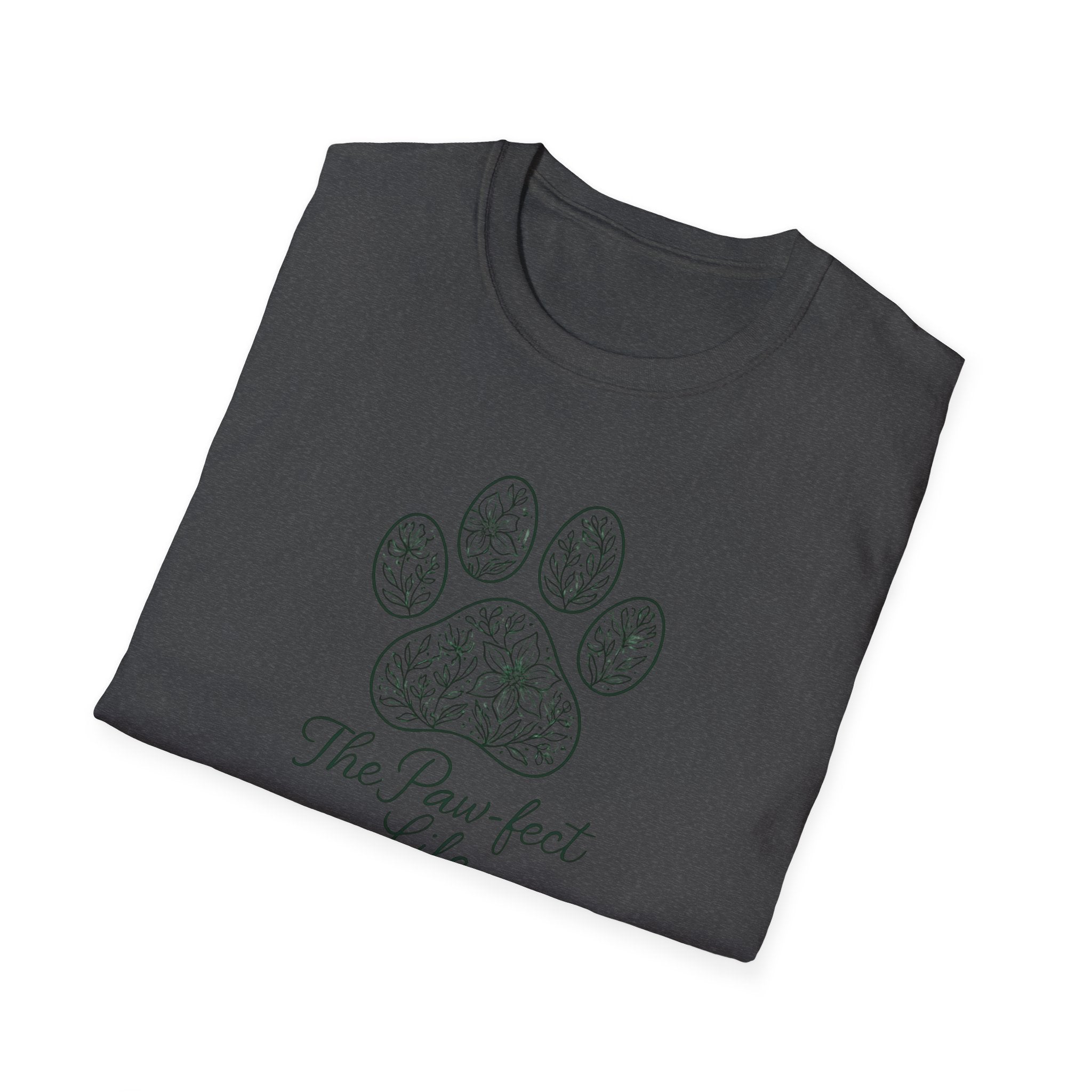 Floral Paw Print T-Shirt