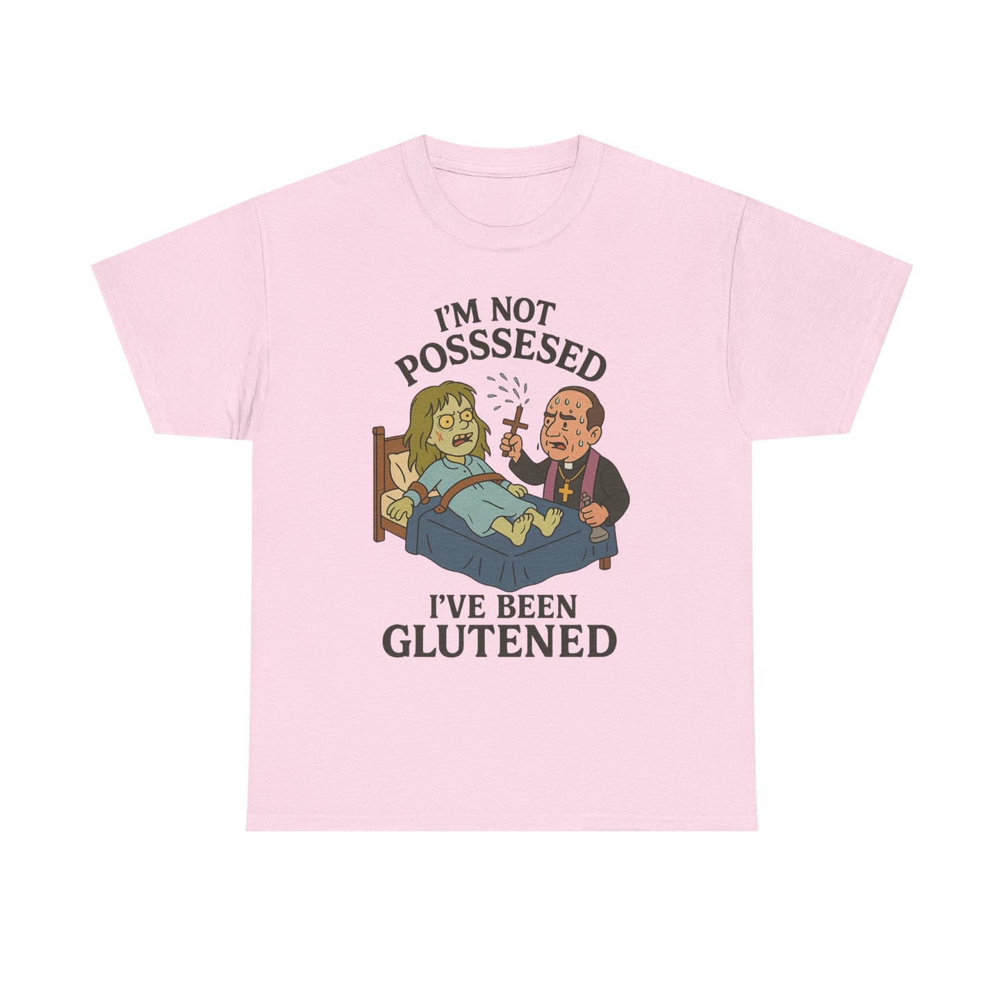 Funny Halloween Unisex Tee - I'm Not Possessed, I've Been Glutened Shirt