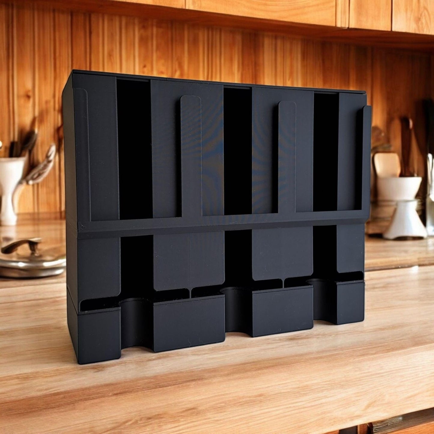 Tea Organizer – Modern, Minimalist, Rectangular Holder-Printastic Treasures