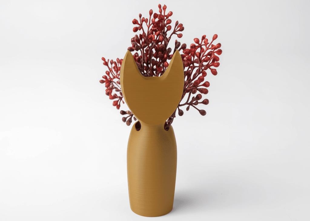 Cat Vase Minimalist-Printastic Treasures