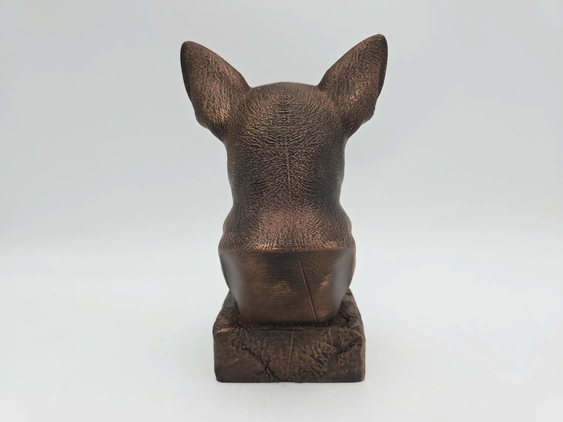 Dog Memorial, Chihuahua, Bronze-Look Urn Bust-Printastic Treasures