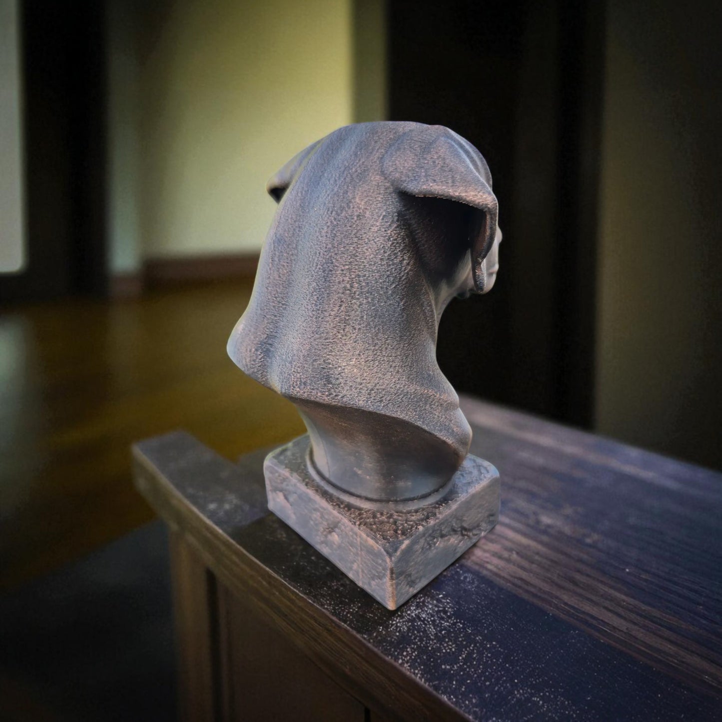 Dog Memorial, German Pointer, Bronze-Look Urn Bust