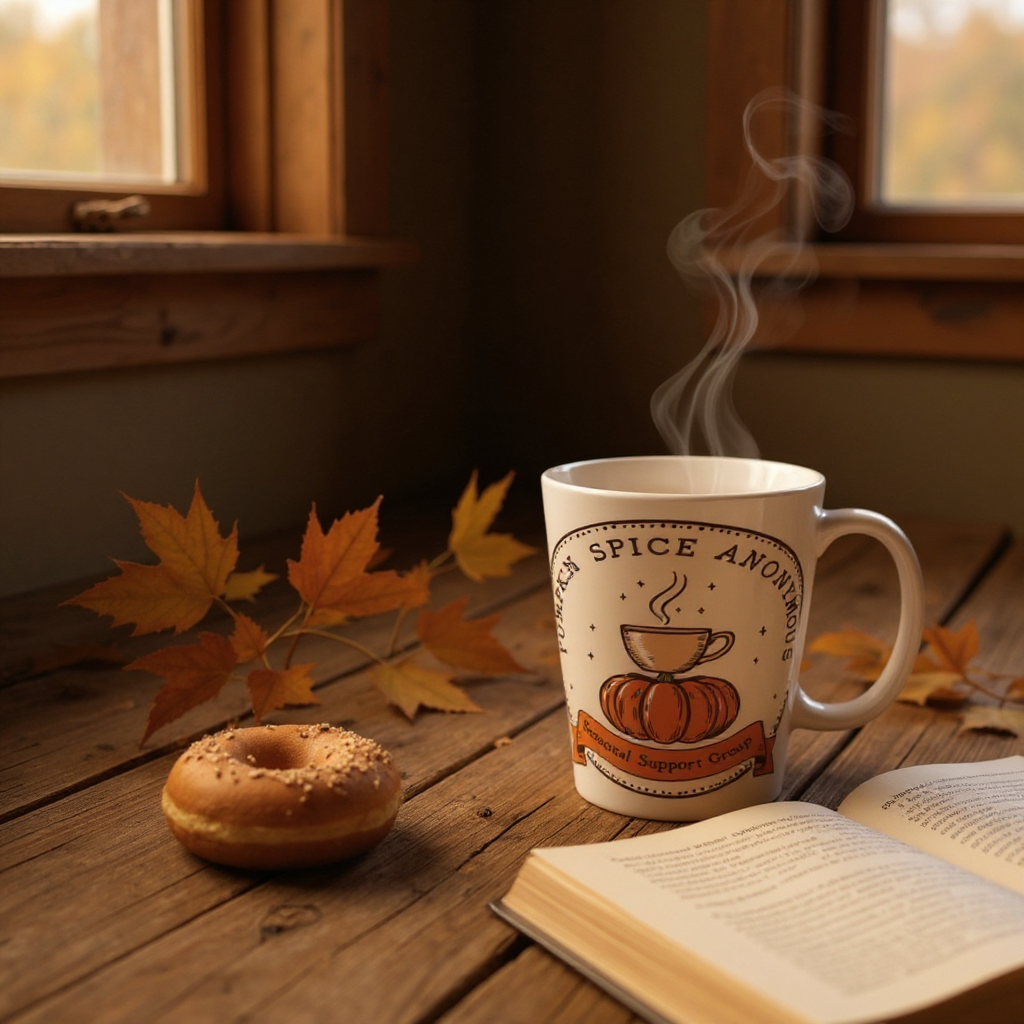 Pumpkin Spice Latte Mug - Seasonal Support Group, Coffee Lover Gift, Fall Decor, Autumn Mug, Cozy Drinkware