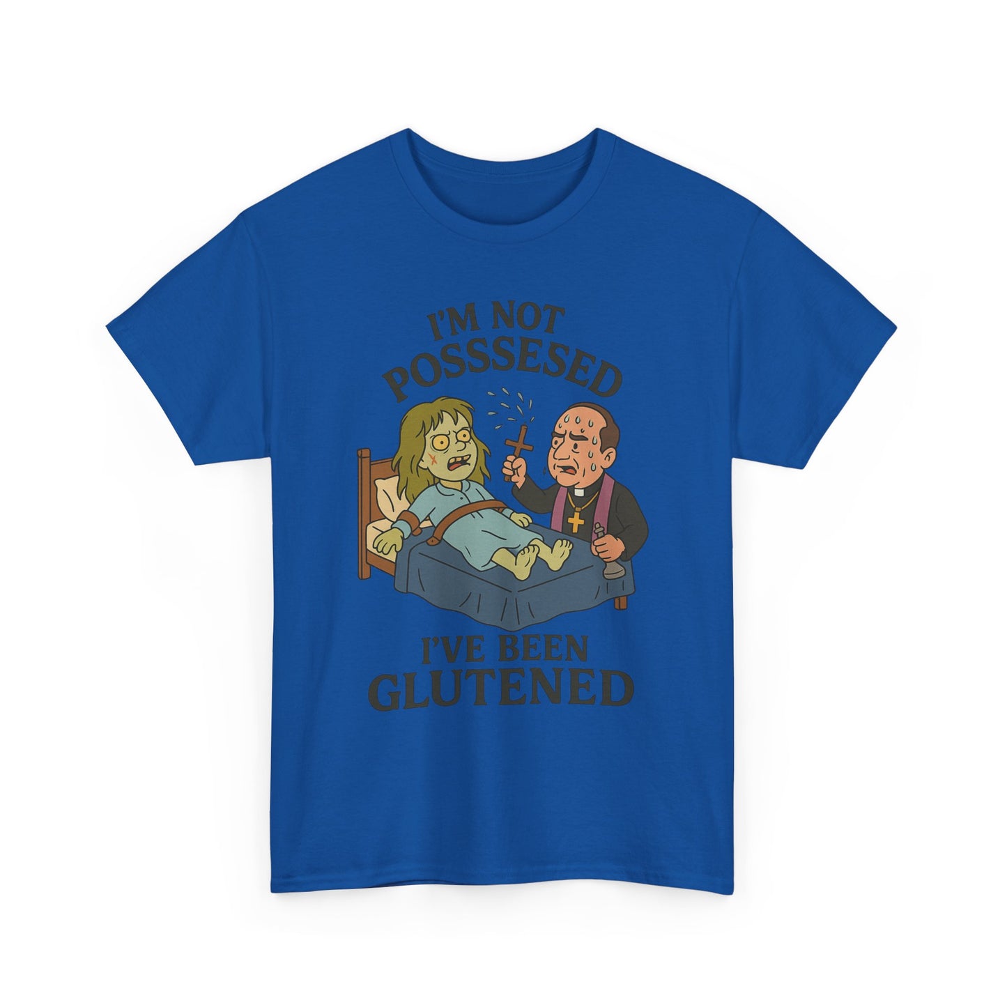 Funny Halloween Unisex Tee - I'm Not Possessed, I've Been Glutened Shirt