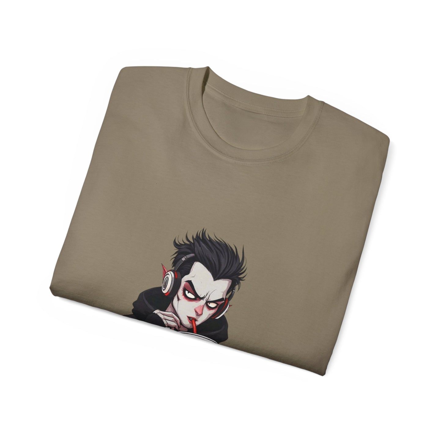 Vampire Themed Unisex Tee, Halloween Shirt, Graphic Tee, Spooky Apparel, Costume Party Top, Trendy Casual Wear