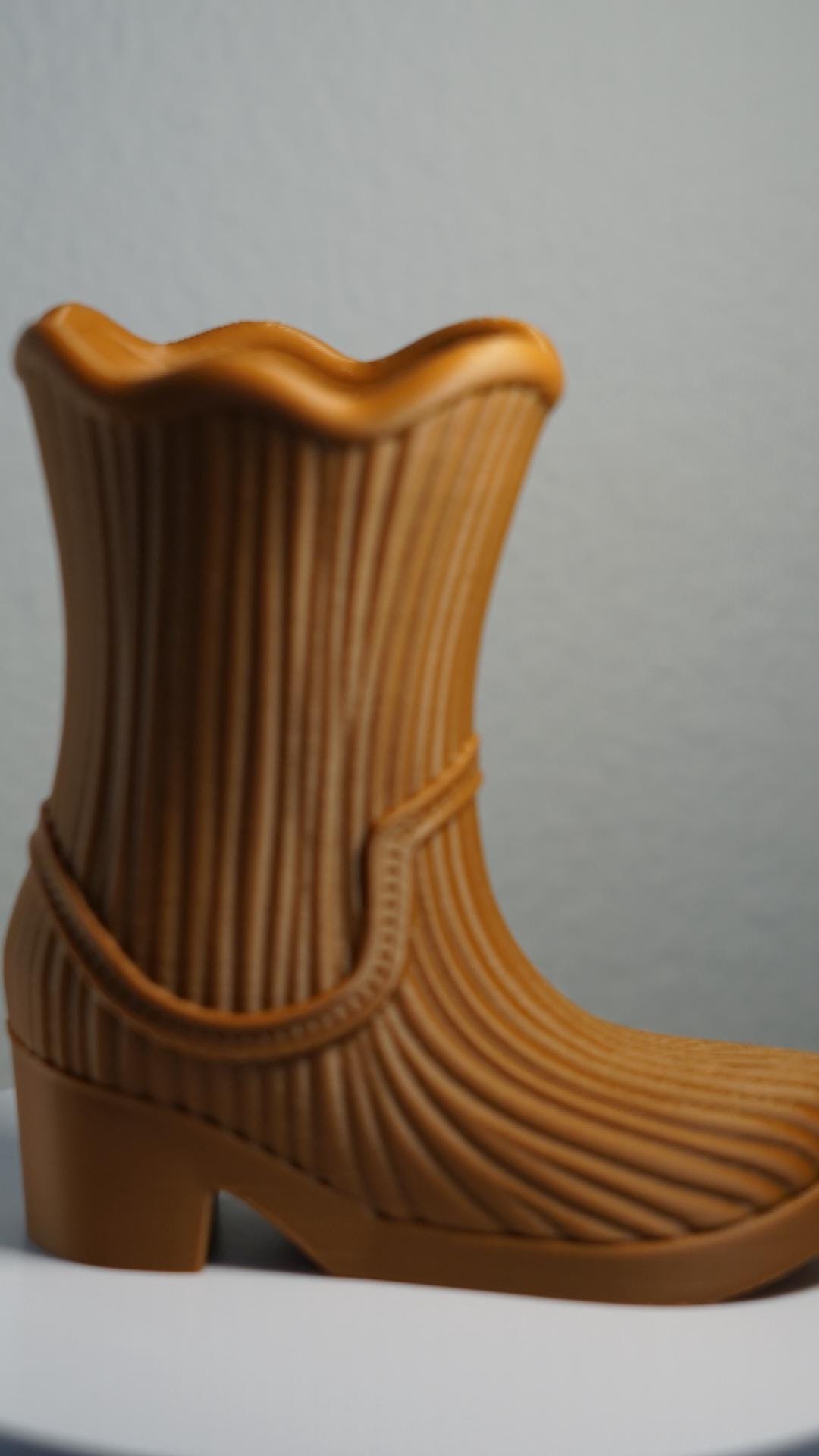 Cowboy Boot Pencil Holder - Western Desk 5.5"-Printastic Treasures