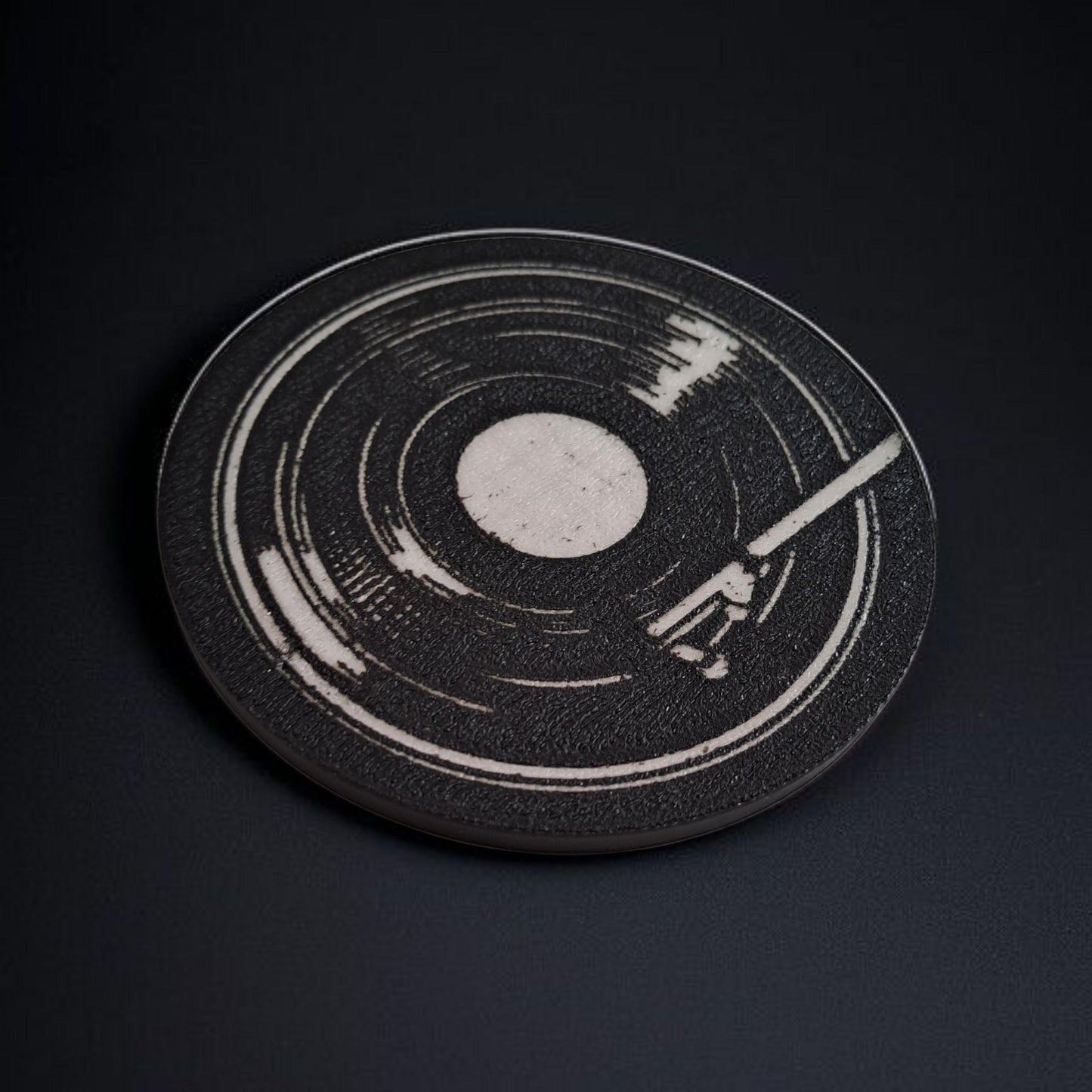 Drink Coasters – Vinyl, Retro, Music-Themed Set 4 piece set-Printastic Treasures
