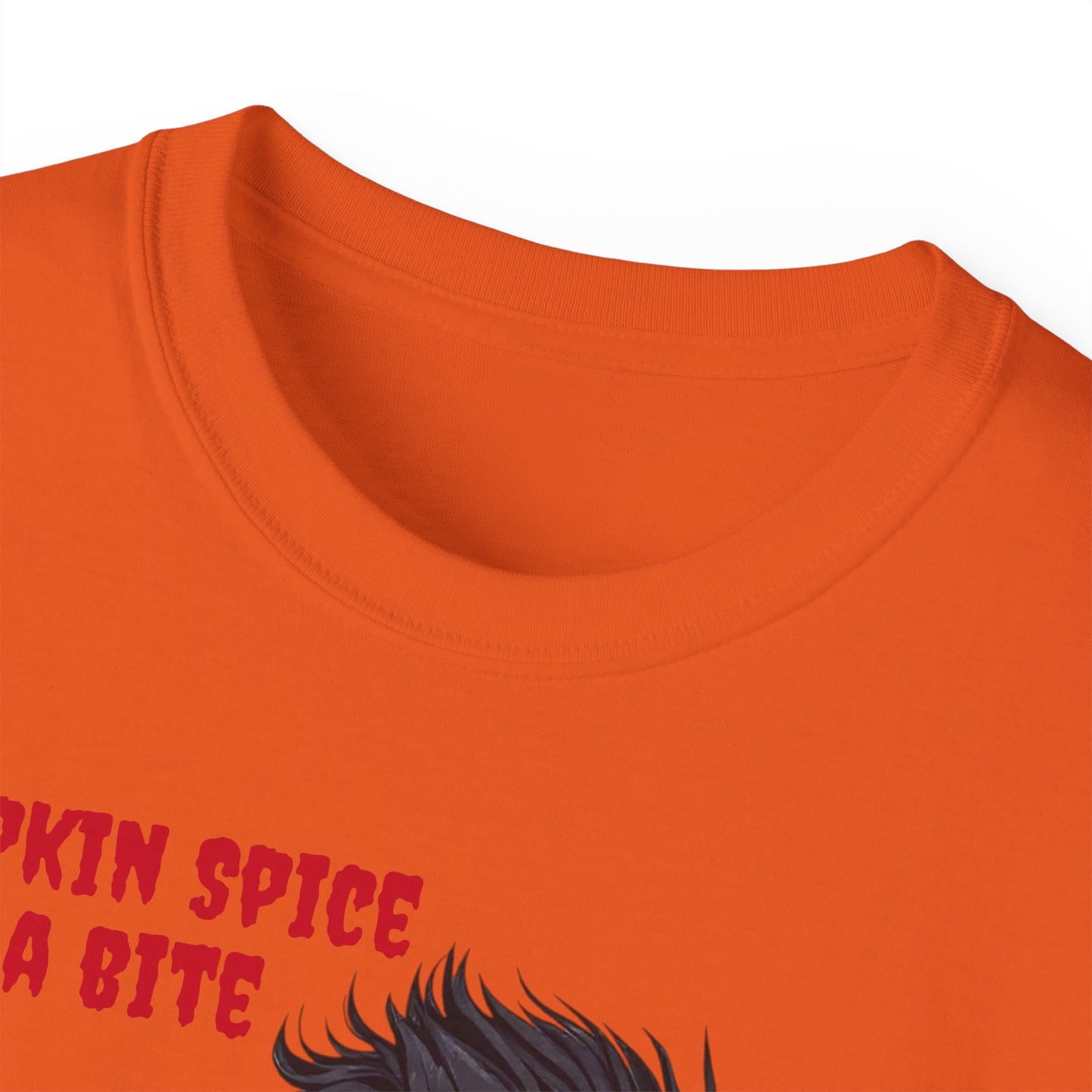 Vampire Themed Tee, Halloween Shirt for Unisex, Goth Graphic T-shirt, Horror Costume Top, Men Women Scary Clothing