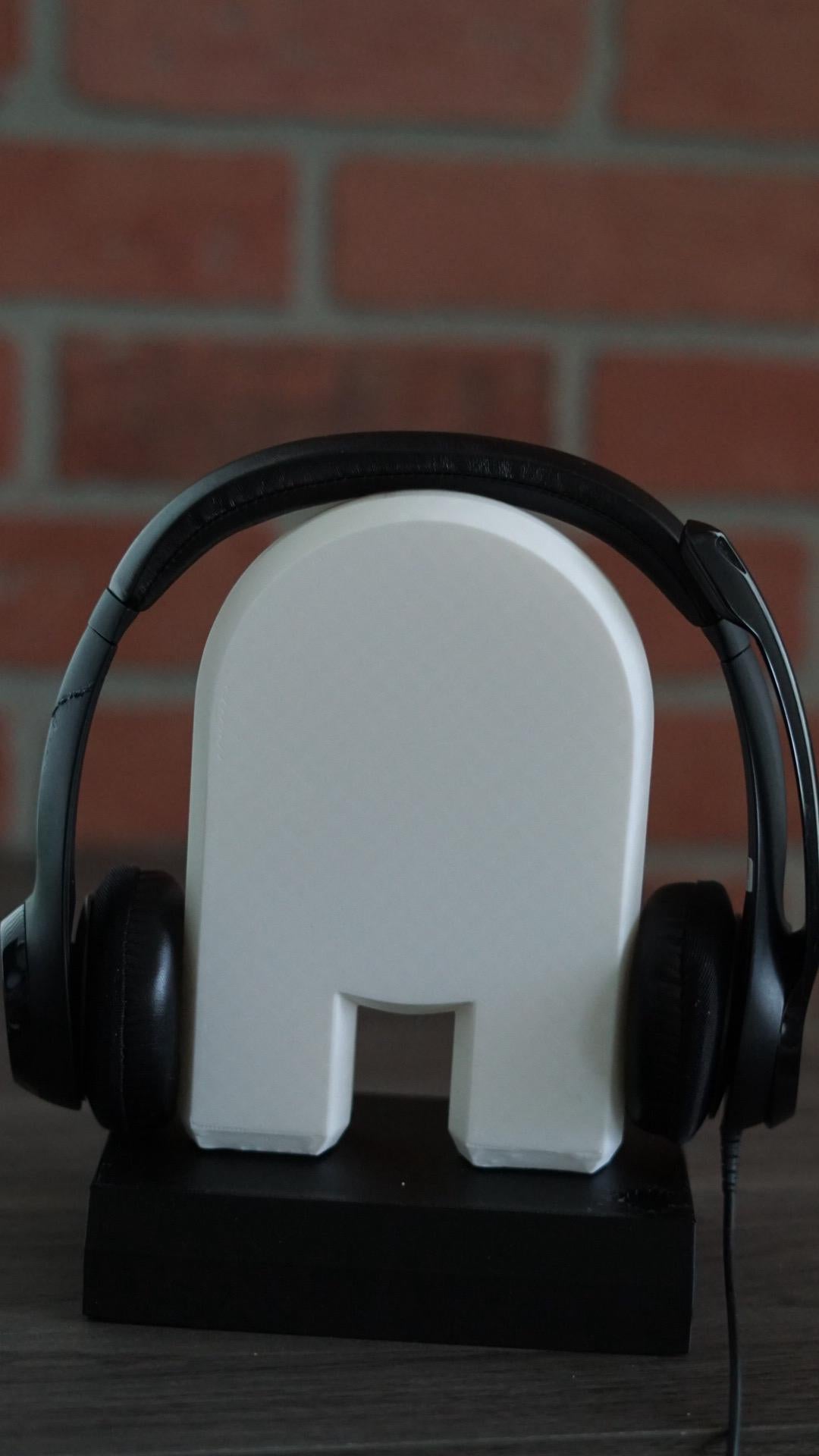Retro Ghost Shape Headphone Stand - 3D Printed Gaming Mount-Printastic Treasures
