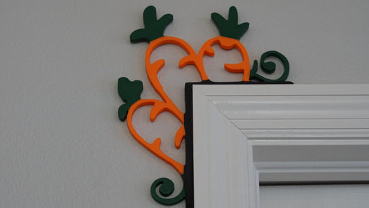 Wall Decor – Carrot, Farmhouse, Corner Accent-Printastic Treasures