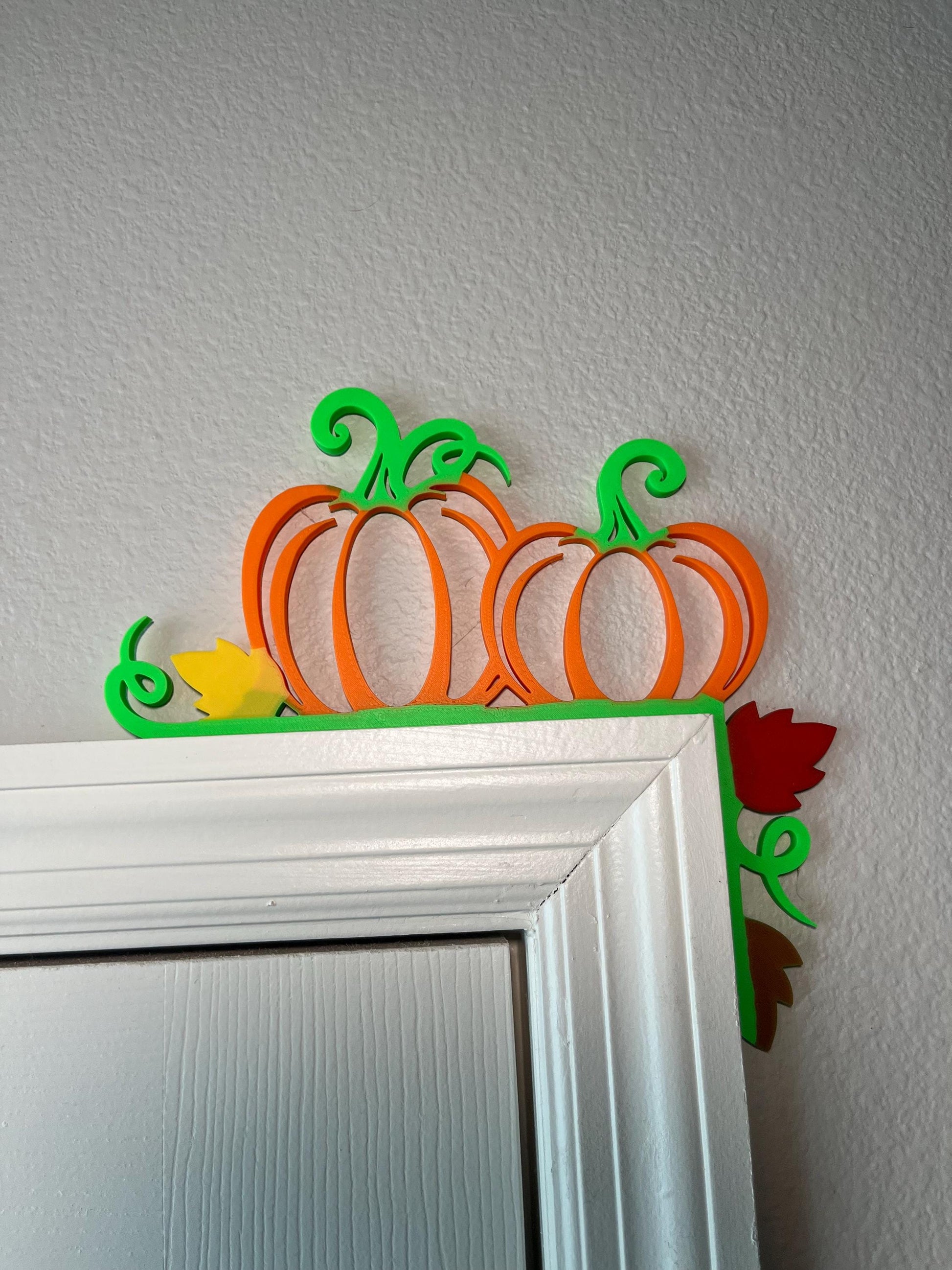 Fall Pumpkin Door Decor - Farmhouse Accent-Printastic Treasures