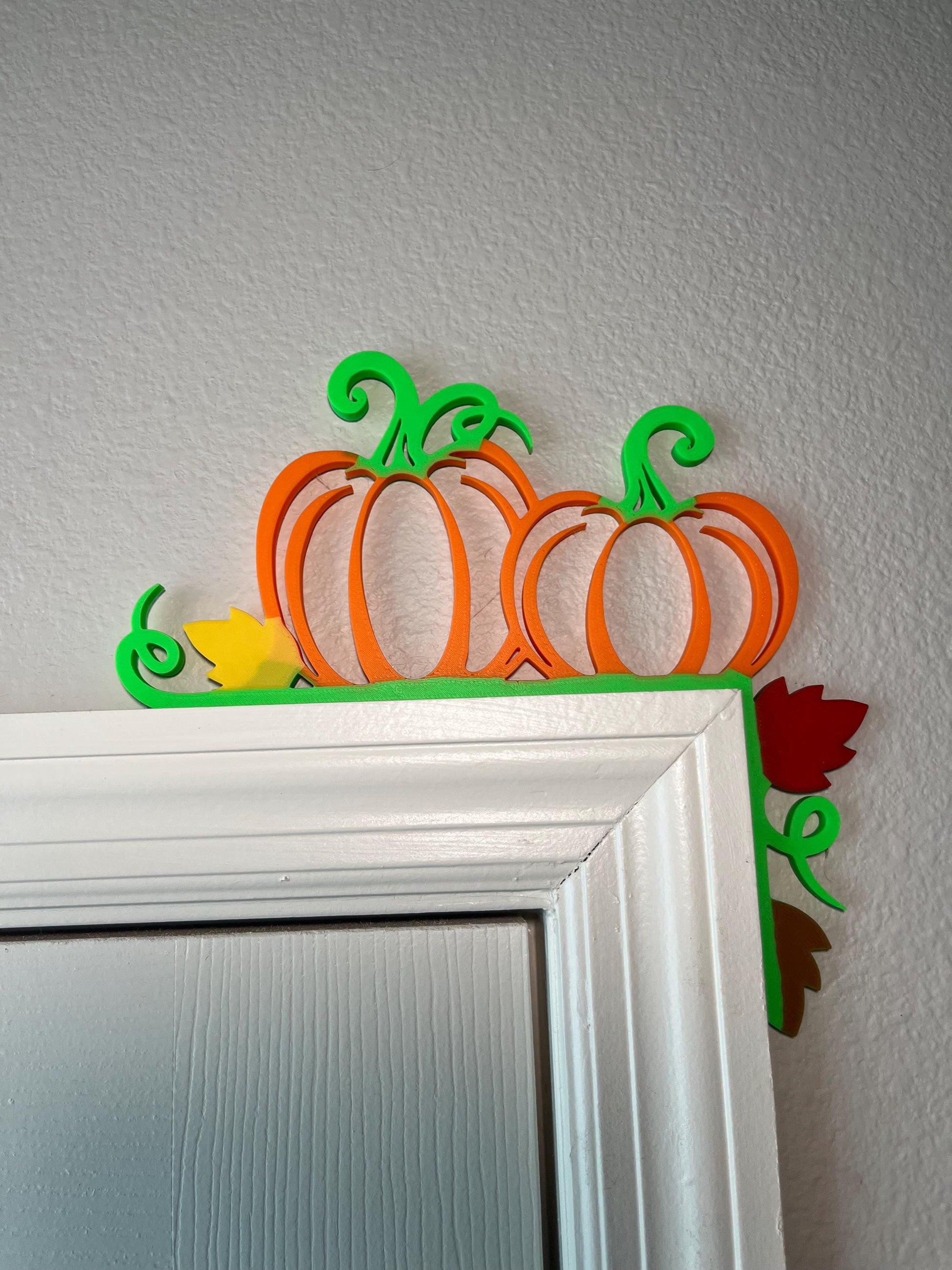 Fall Pumpkin Door Decor - Farmhouse Accent-Printastic Treasures