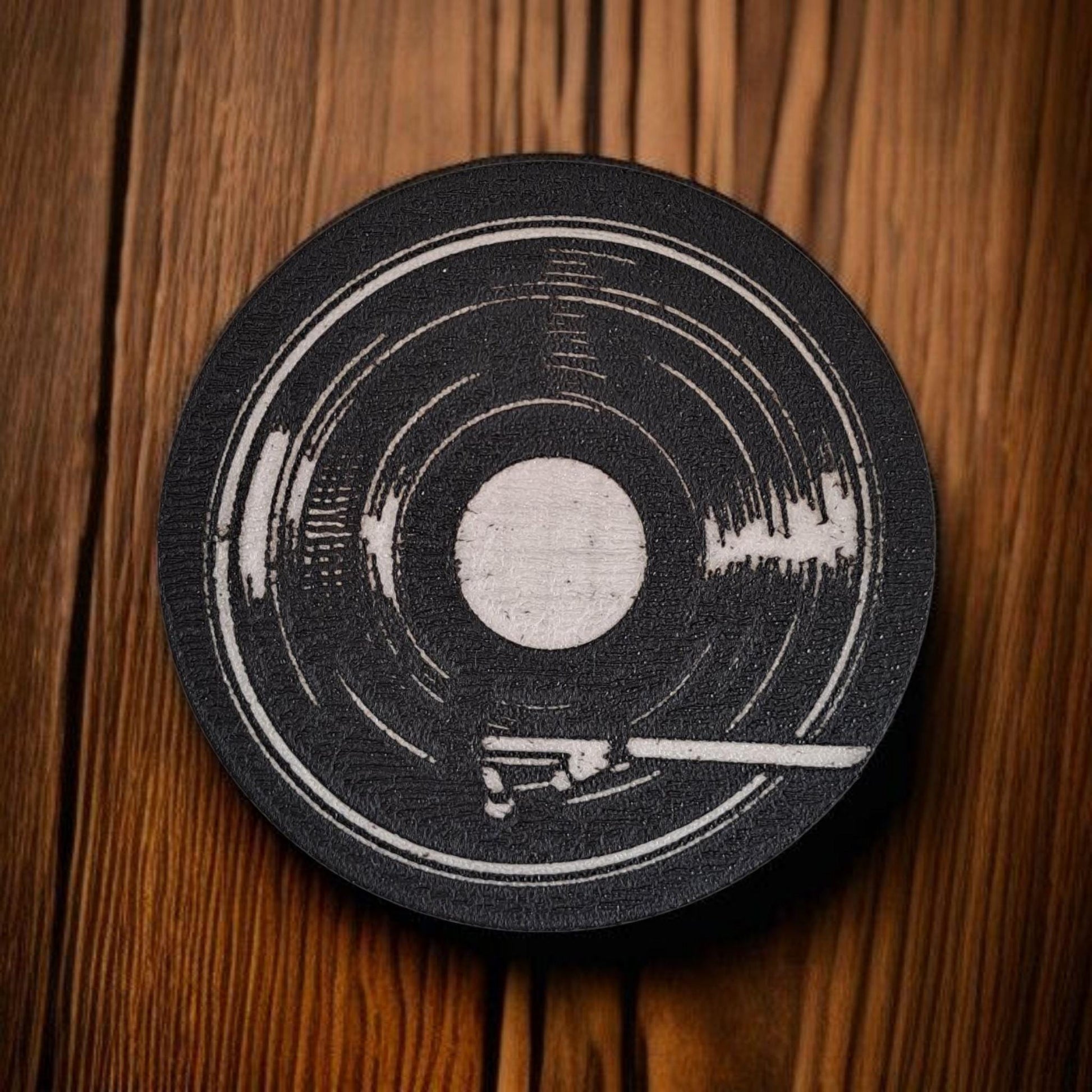 Drink Coasters – Vinyl, Retro, Music-Themed Set 4 piece set-Printastic Treasures