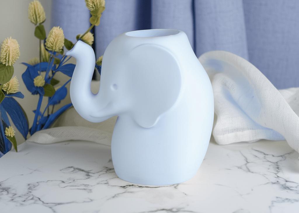 Flower Vase Elephant, Unique Animal Decor-Printastic Treasures