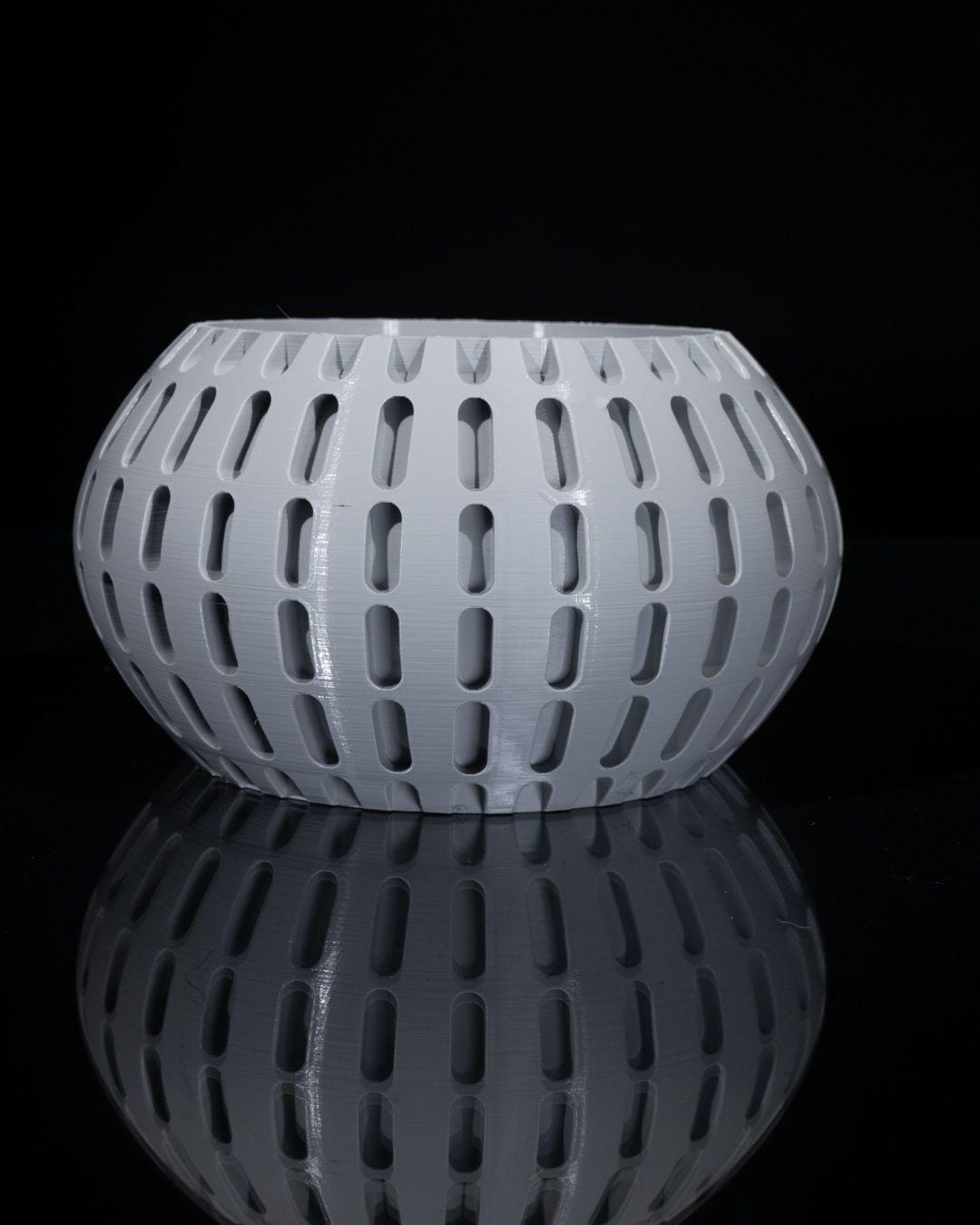 Modern Oblong Planter - Rounded Cut Design 4x7-Printastic Treasures