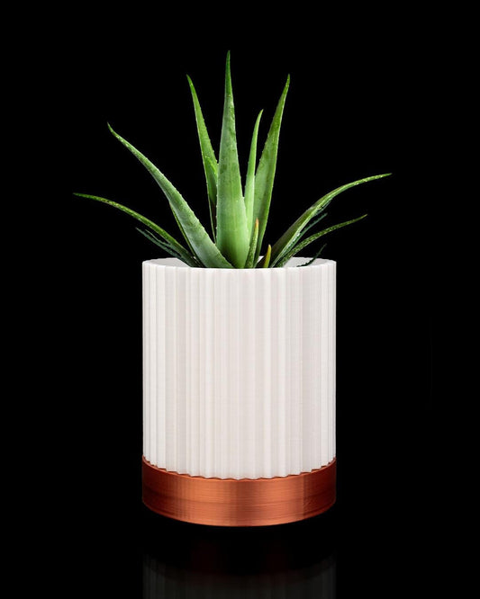 Hanging Planter Vase Set - Cylindrical with Hanger | Indoor/Outdoor Use-Printastic Treasures