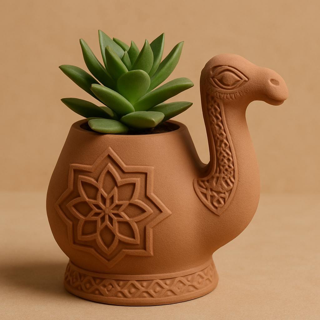 Planter Camel Succulent Animal Decor-Printastic Treasures