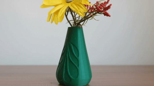 Vase Leaf Shaped Nature Inspired Home Decor-Printastic Treasures