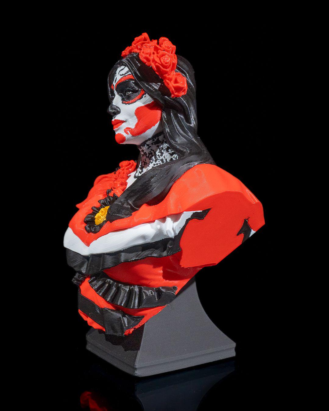 Skull Statue, Day of Dead, Mexican Calavera Art-Printastic Treasures