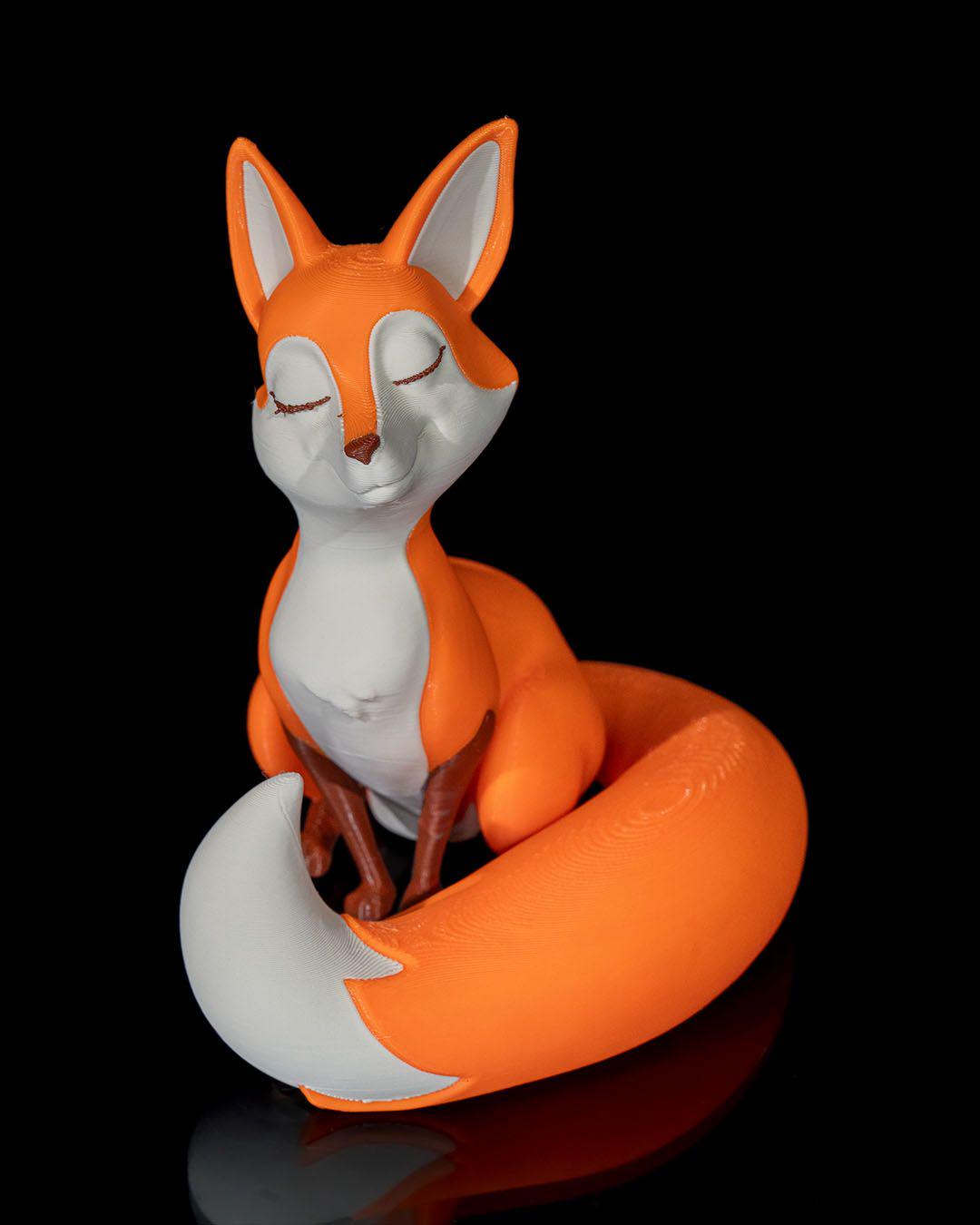 Bookends, Fox Design, Colored Animal Decor Set
