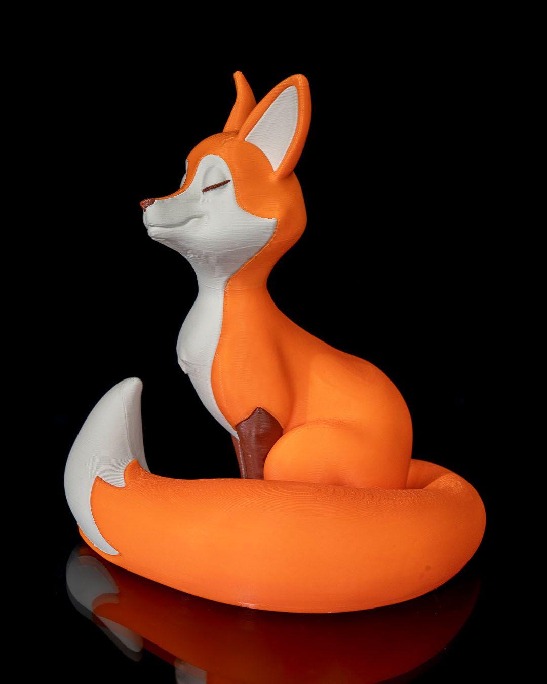 Bookends, Fox Design, Colored Animal Decor Set