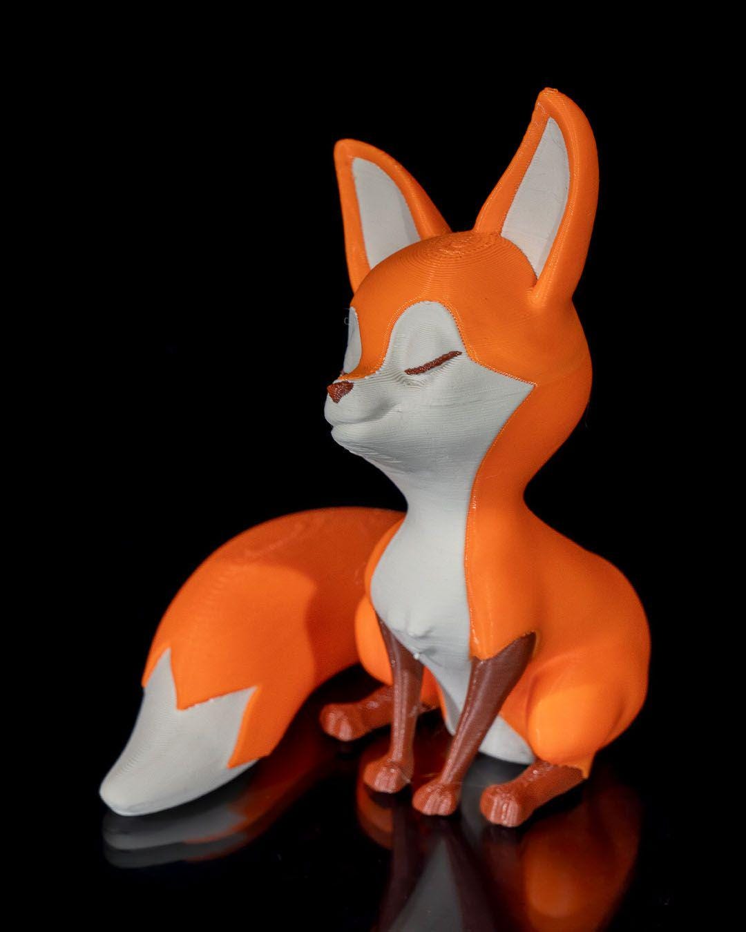 Bookends, Fox Design, Colored Animal Decor Set