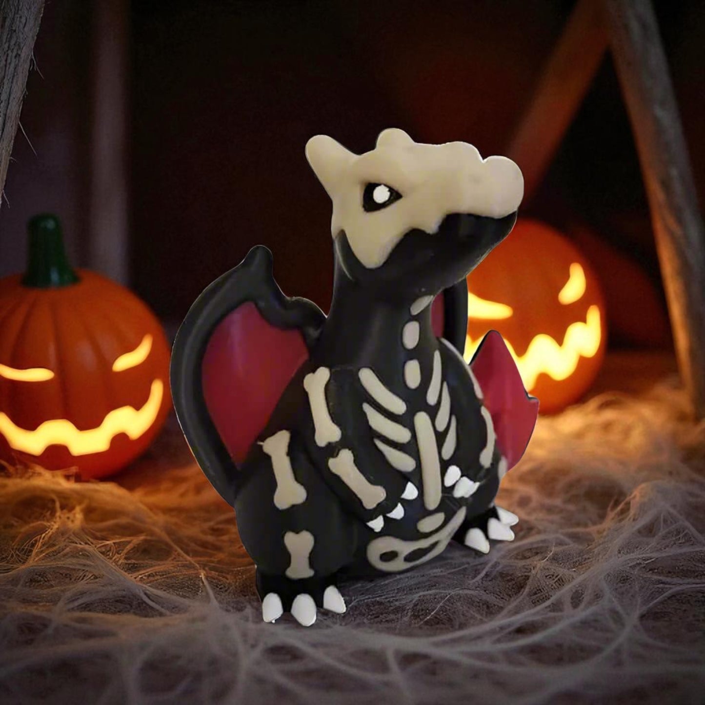 Skeleton Dragon Figure | Charizard Collectible