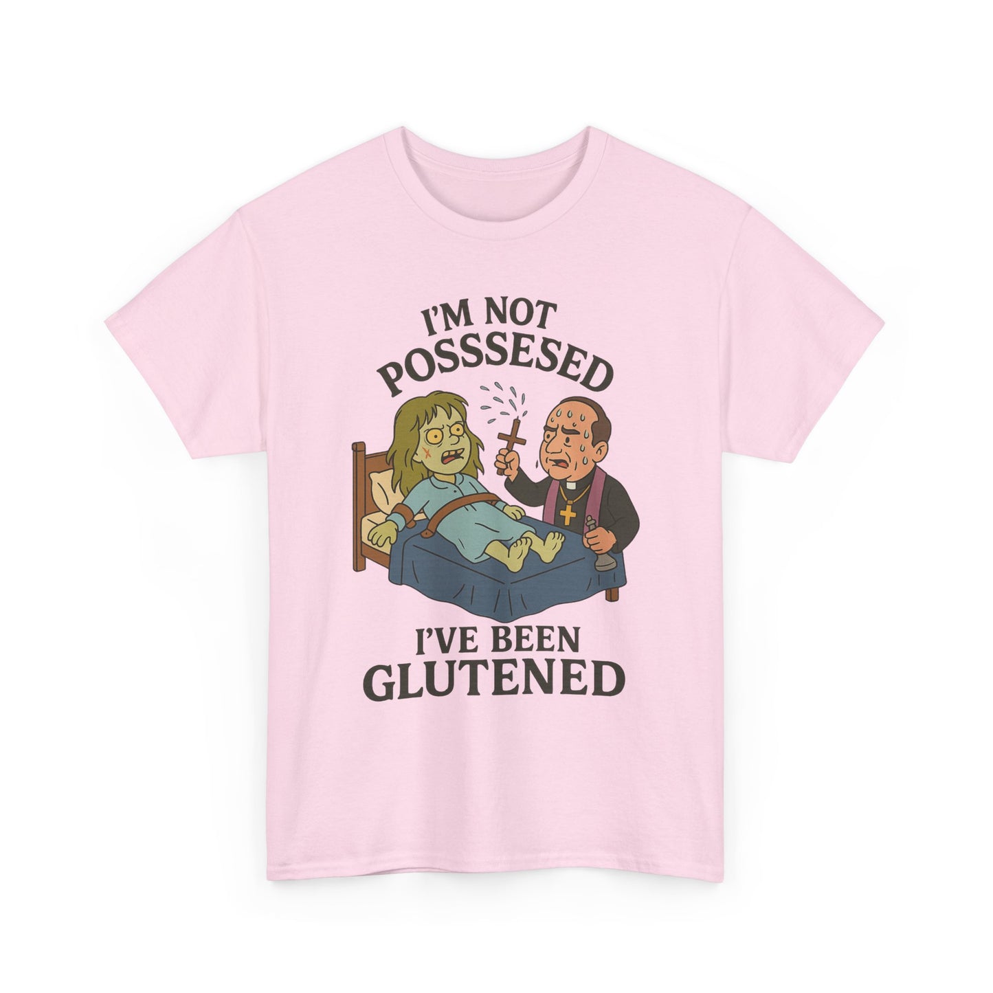 Funny Halloween Unisex Tee - I'm Not Possessed, I've Been Glutened Shirt