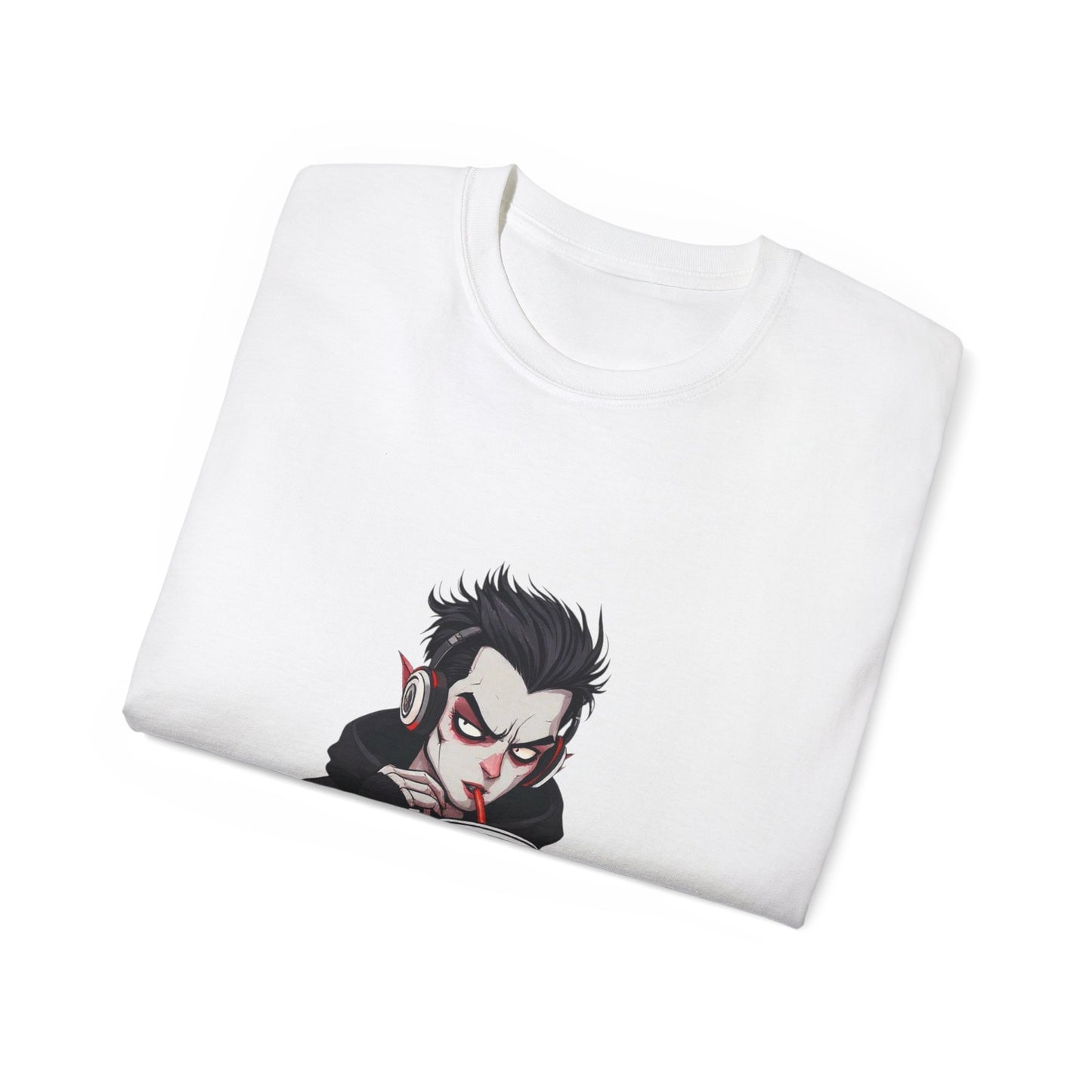 Vampire Themed Unisex Tee, Halloween Shirt, Graphic Tee, Spooky Apparel, Costume Party Top, Trendy Casual Wear