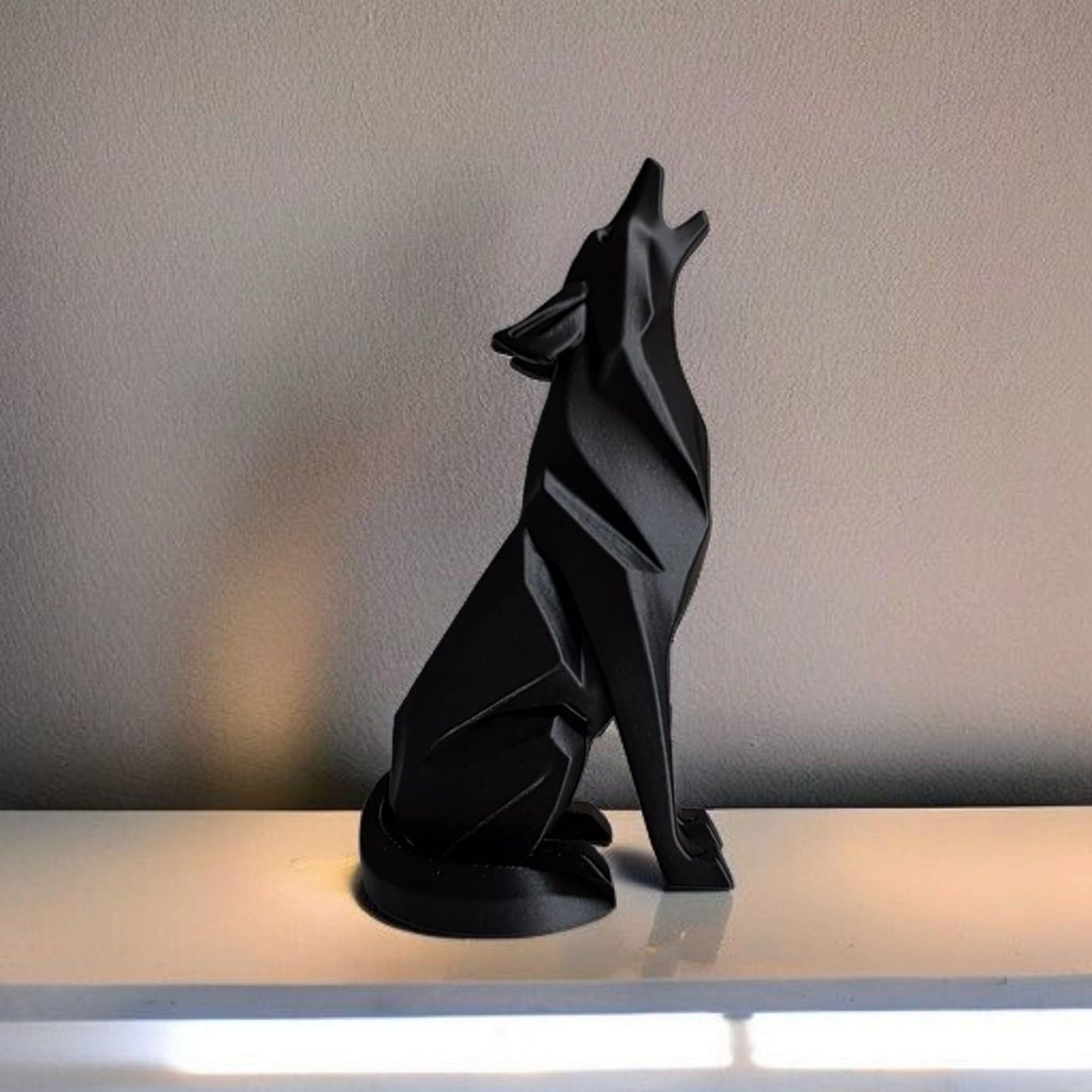 Wolf Figurines Set, 3D Printed Howling Wolves-Printastic Treasures