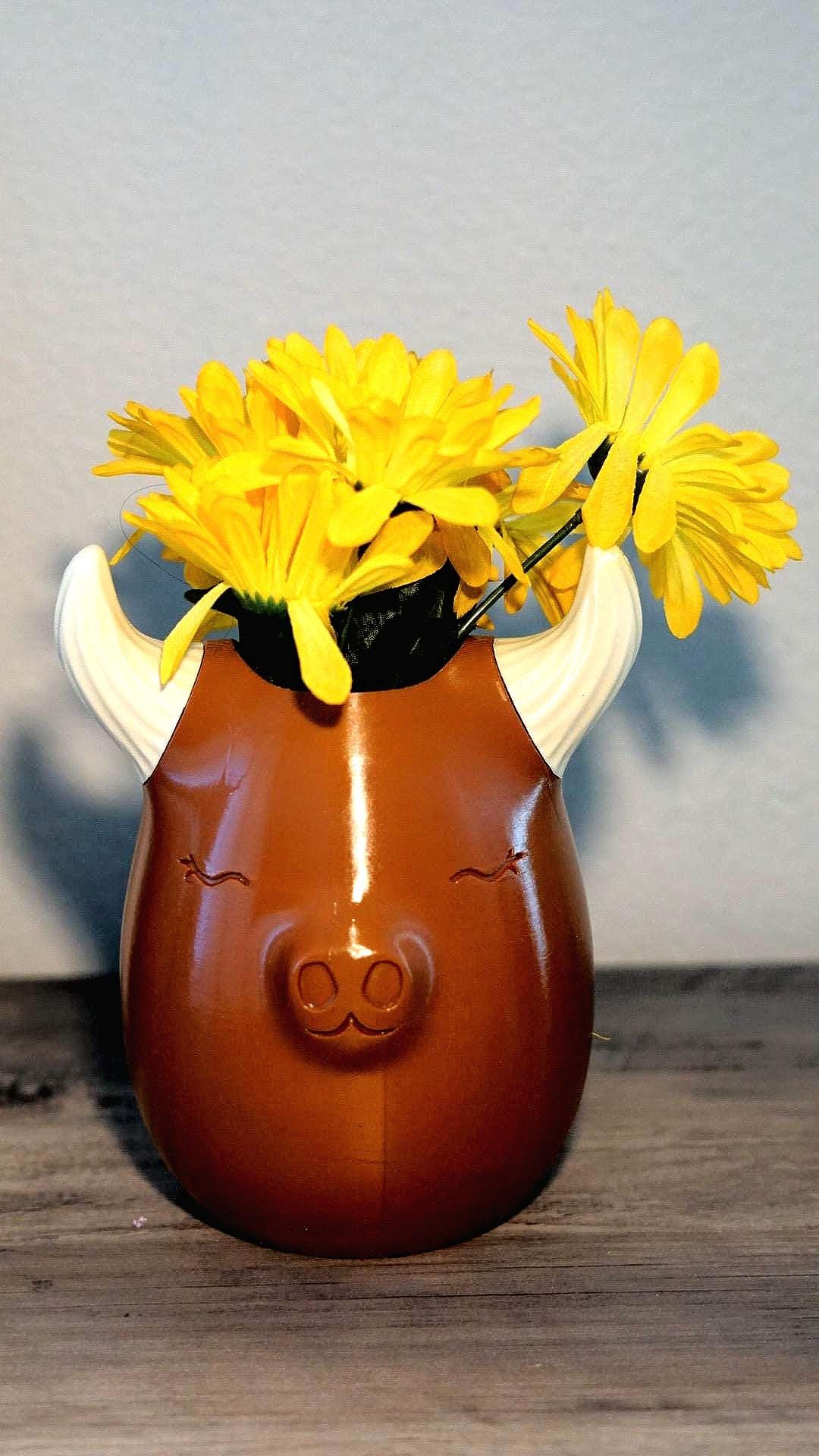 Planter Cow Animal Farmhouse Vase Decor 6"-Printastic Treasures